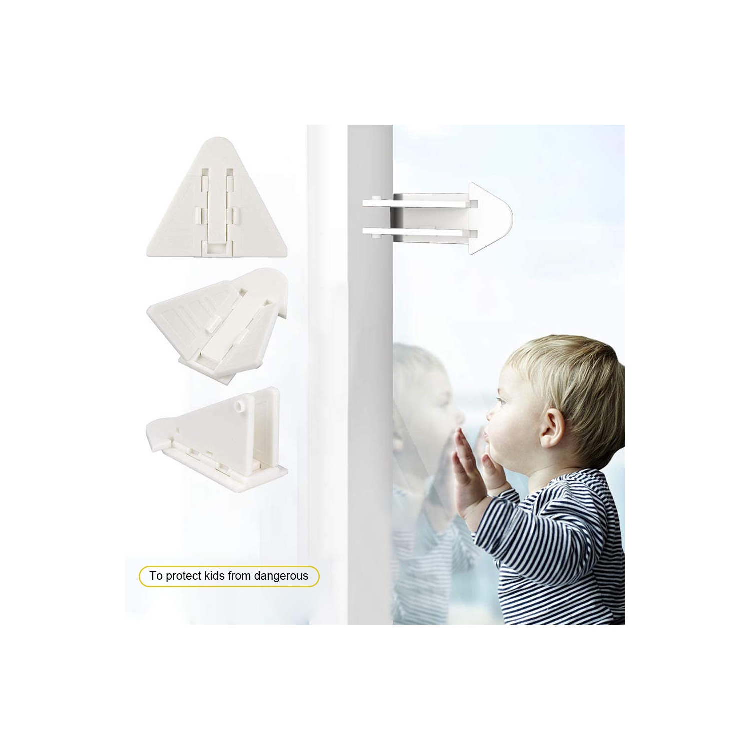 Kit de sécurité pour bébé en matériau écologique 18 pièces pour toute la famille pour protéger les enfants avec bandes antidérapantes, couvercle de