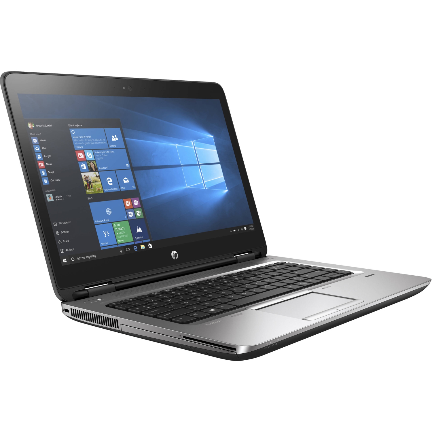Refurbished (Good) - HP ProBook 640 G3 14" Laptop, Core i5-7300U, 8 GB DDR4, 256 GB SSD, Windows 10 Professional
