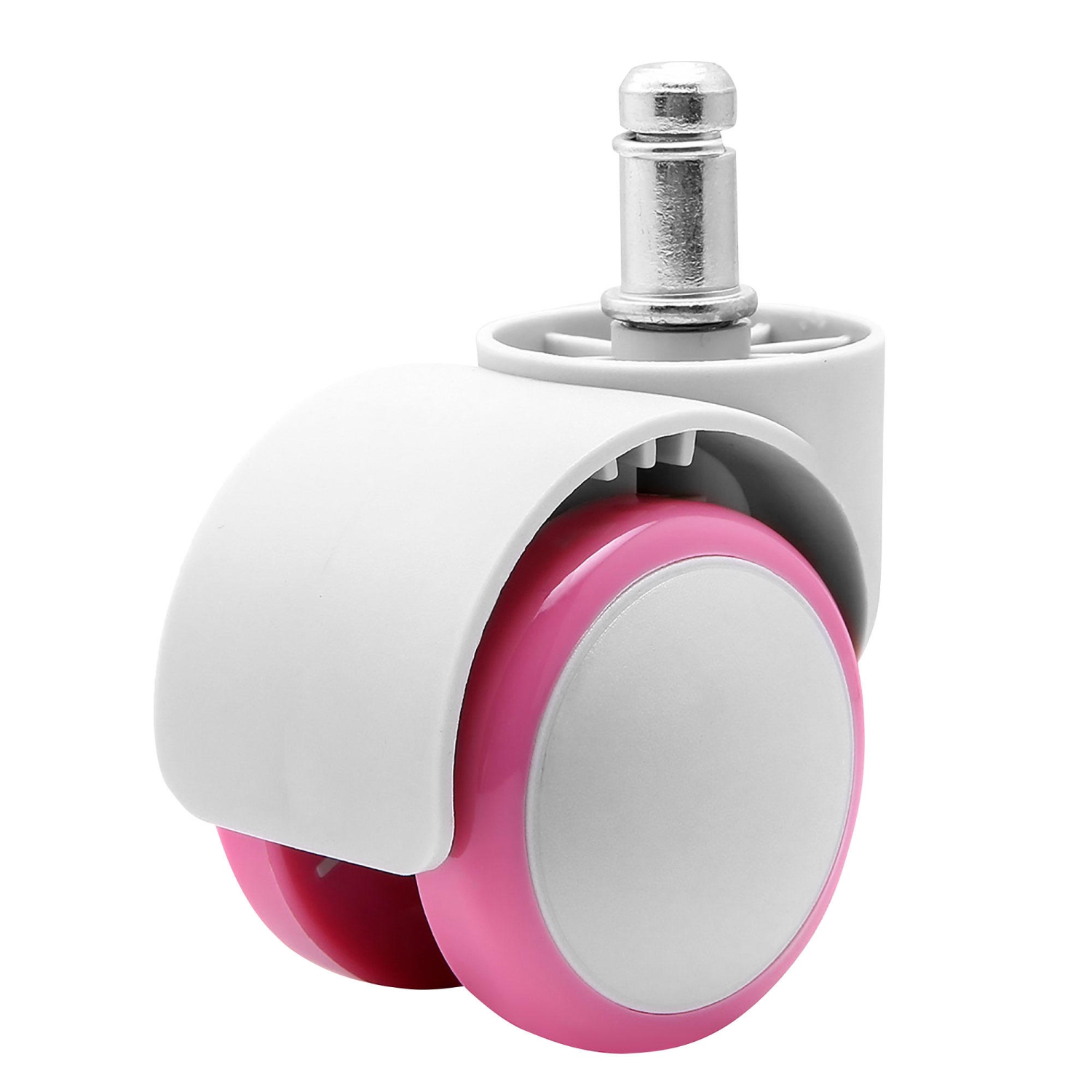 5PK Universal Colored Casters for Office School Children Desk Chair, Children Study Chair, Office Task Desk Chair, Computer Gaming Chair -Pink