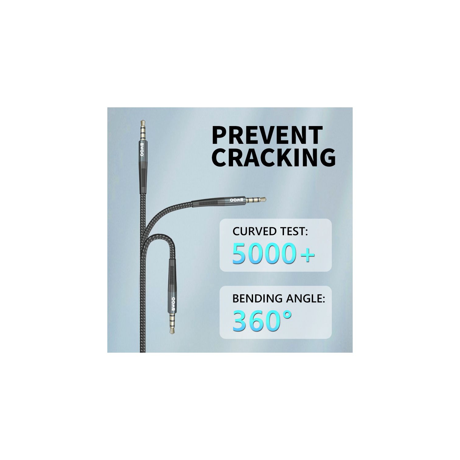 BWOO BO-AUX064 Auxiliary Audio Cable