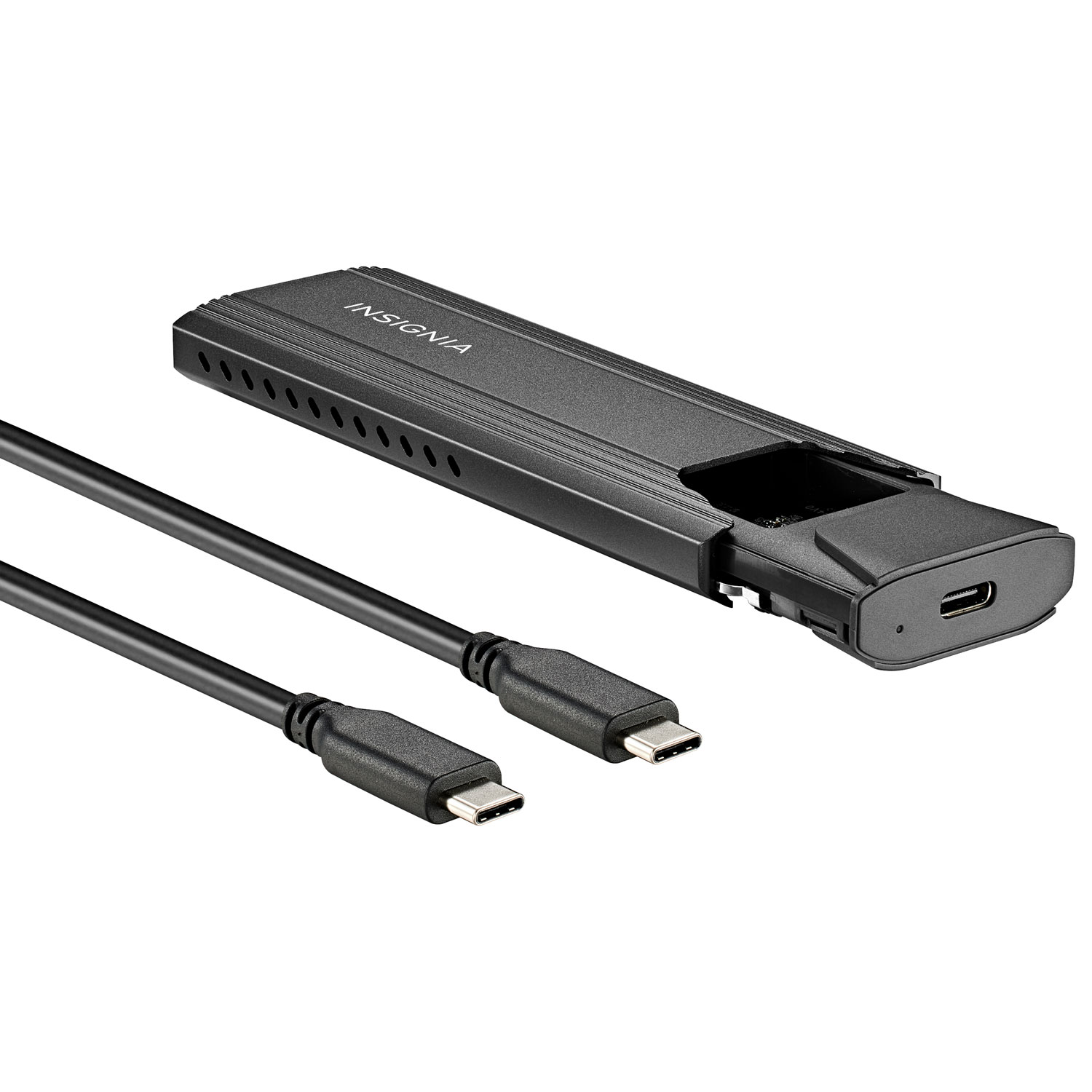 Insignia M.2 NVMe To USB-C SSD Enclosure - Only at Best Buy