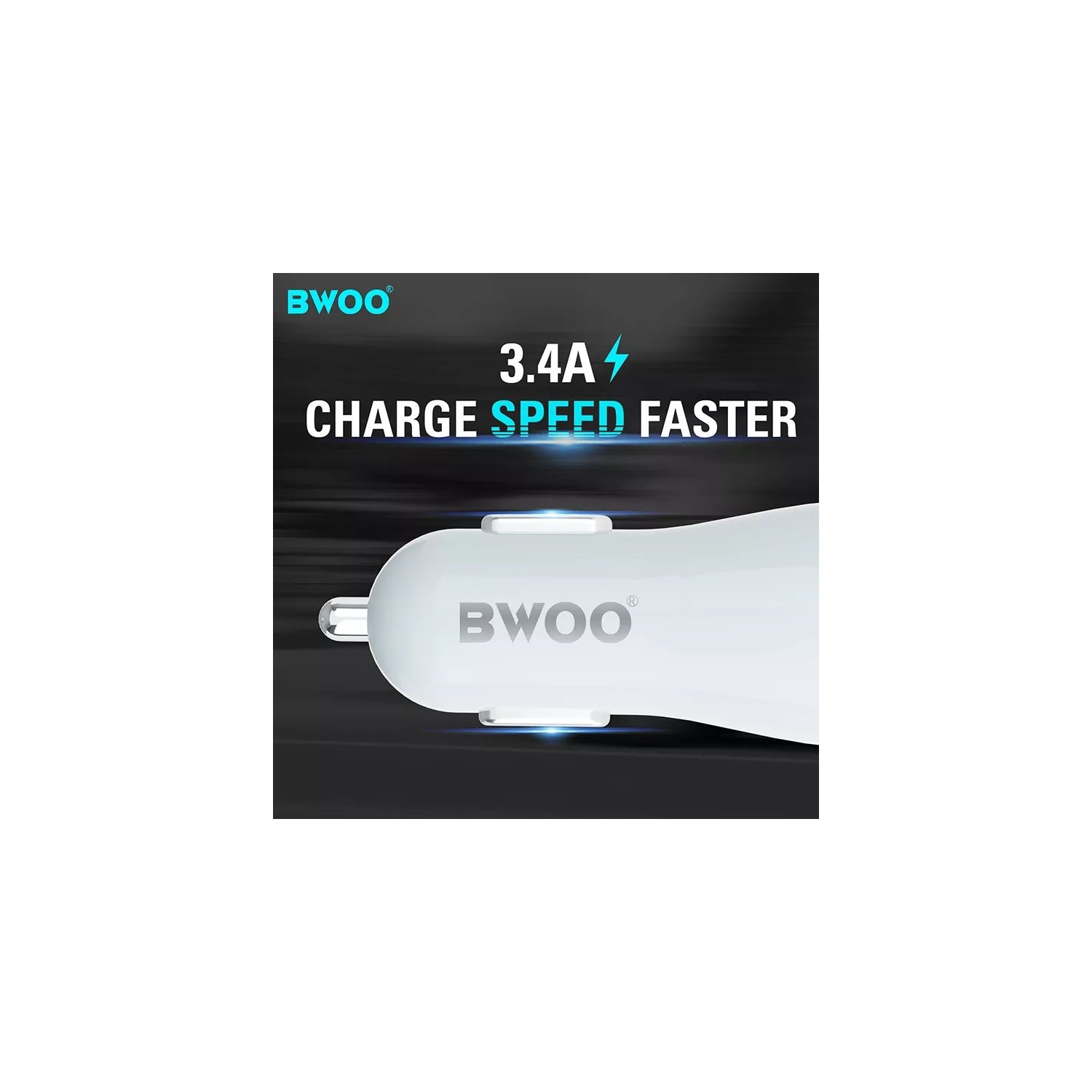 BWOO BO-CC53 3-Port USB Car Charger