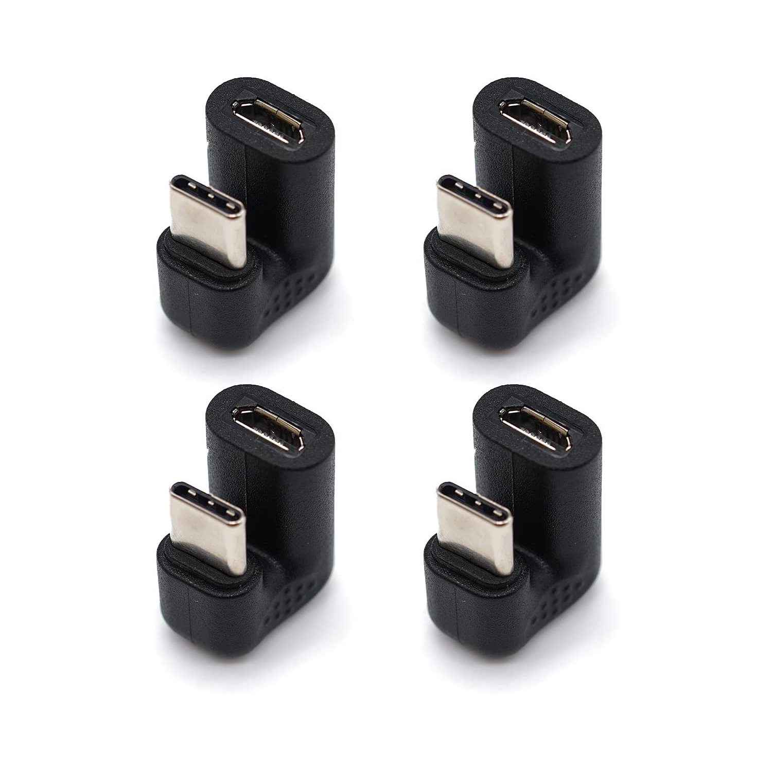 4 – Adaptateur convertisseur de rallonge USB-C 3.1 mâle vers micro USB femelle 180 degrés de type C.