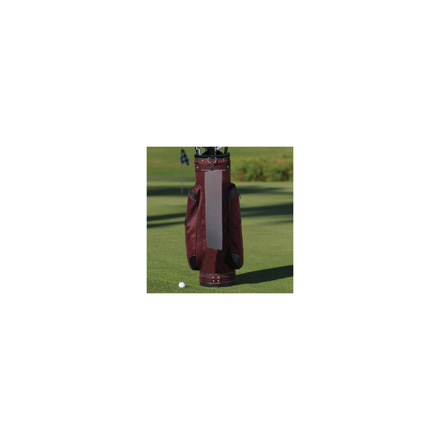 Mobilecaddy Tri-fold microfibre golf towel for golf bag with clip