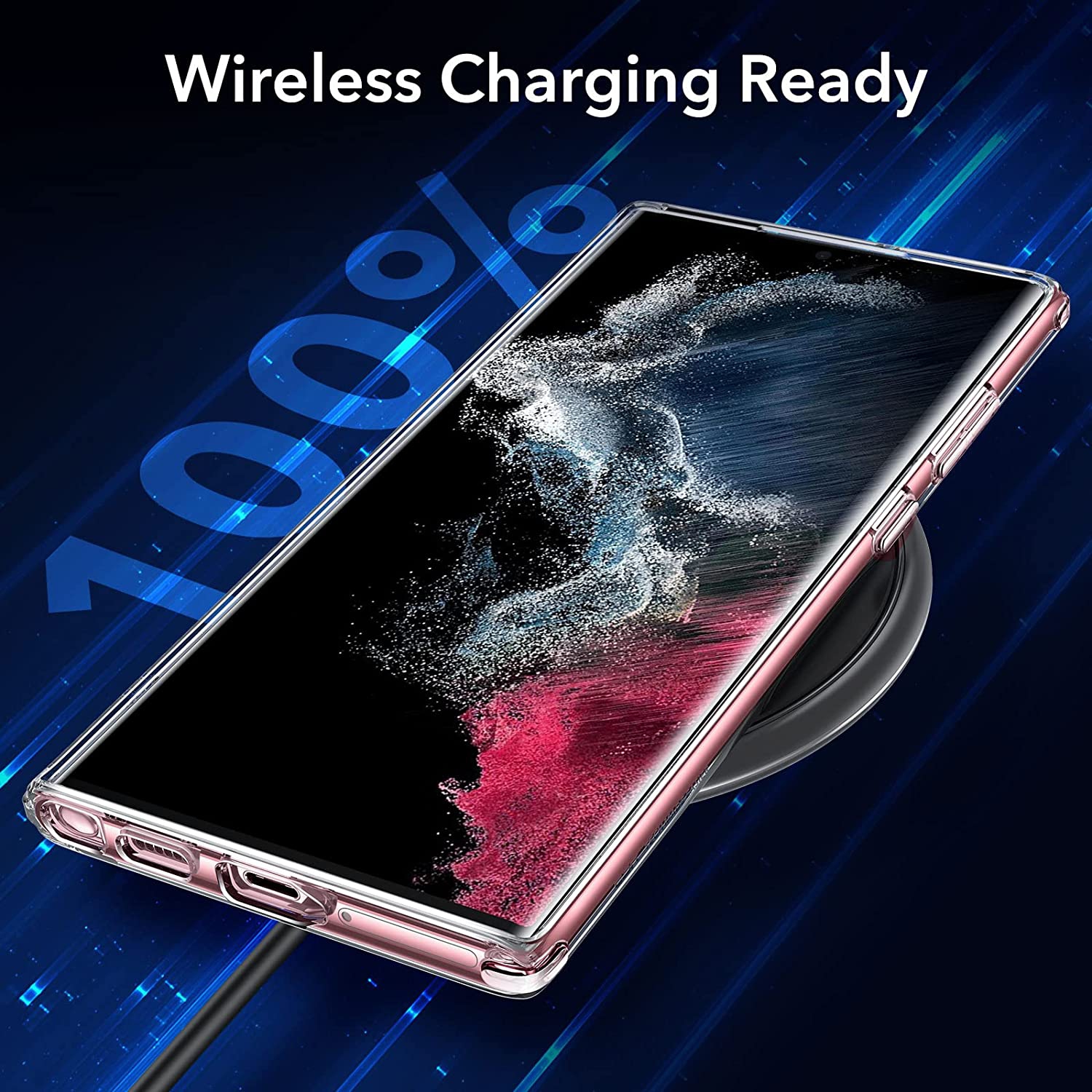 (KeeGuard) For Samsung S22 Clear Premium Clear TPU Gel Transparent Slim Case