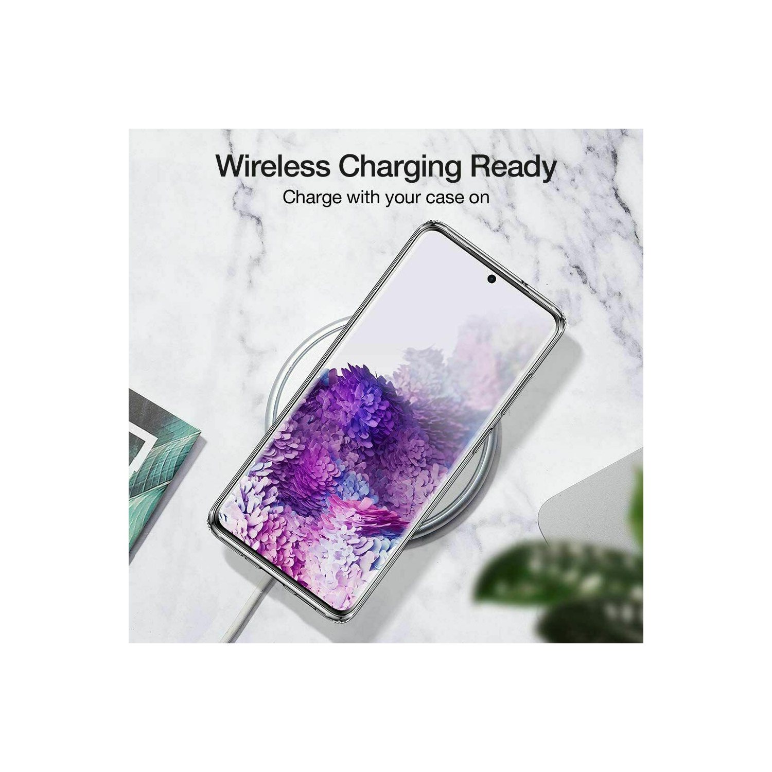 ( KeeGuard) For Samsung S22+ S22 Plus Ultra Clear Slim Transparent TPU Gel Silicone Case Cover