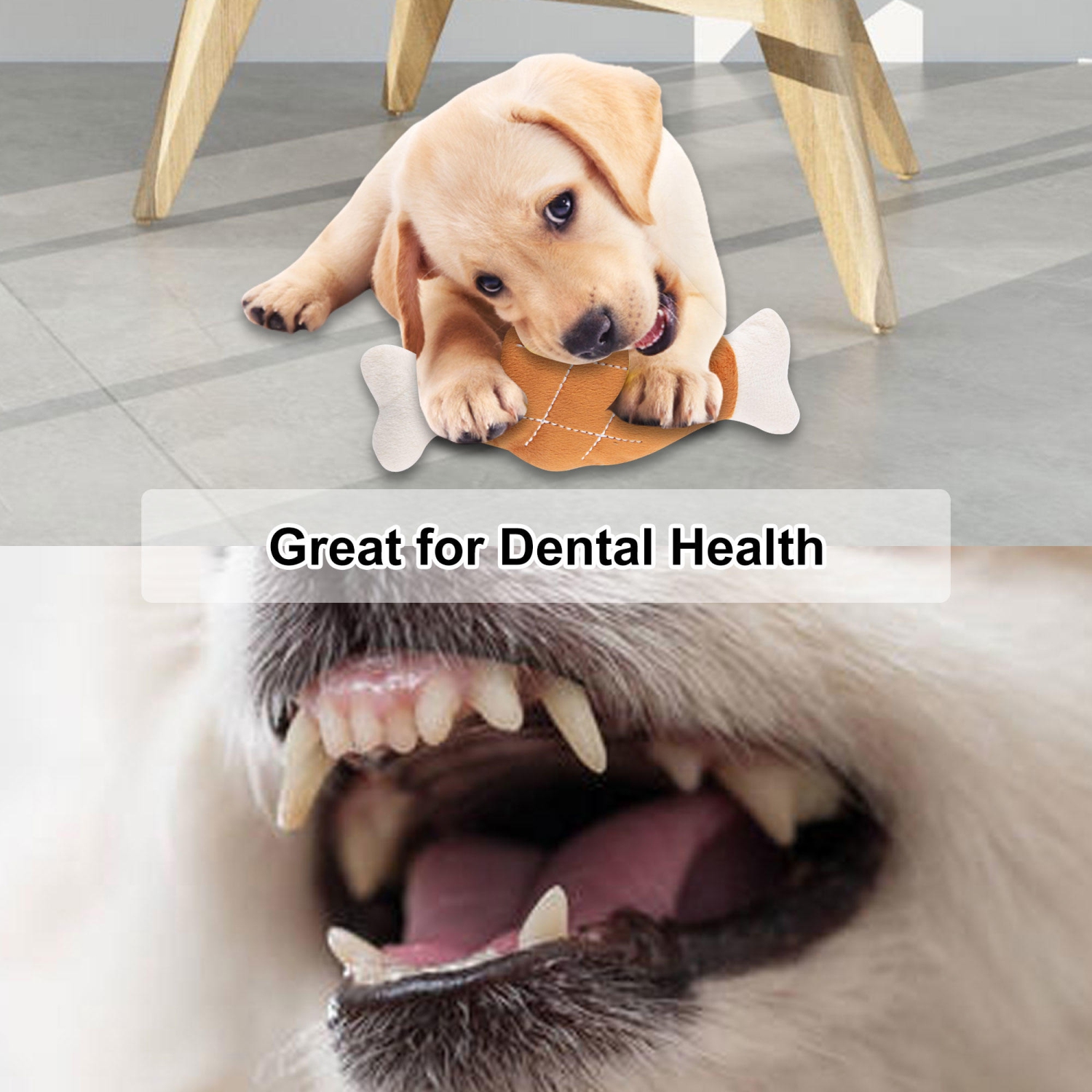 Lot de 7 jouets à mâcher pour chiots pour faire ses dents, jouets pour chiens en corde qui couinent, durables, non toxiques, résistants aux morsures,