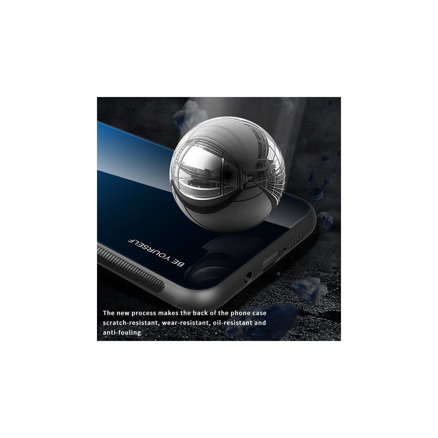 Gradient Tempered Glass Phone Case Cover For SAMSUNG S21 FE - Free Shipping