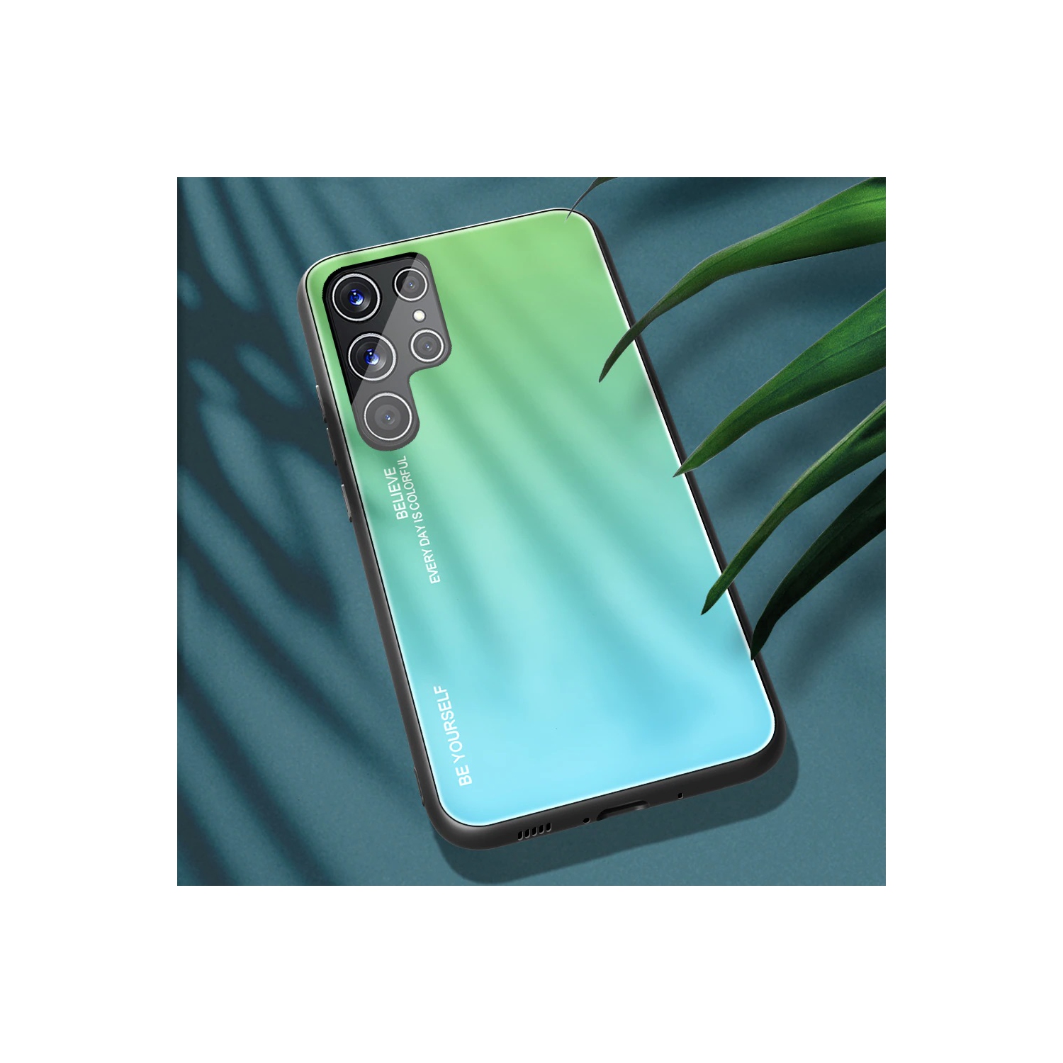 Gradient Tempered Glass Phone Case Cover For SAMSUNG S22 Ultra - Free Shipping