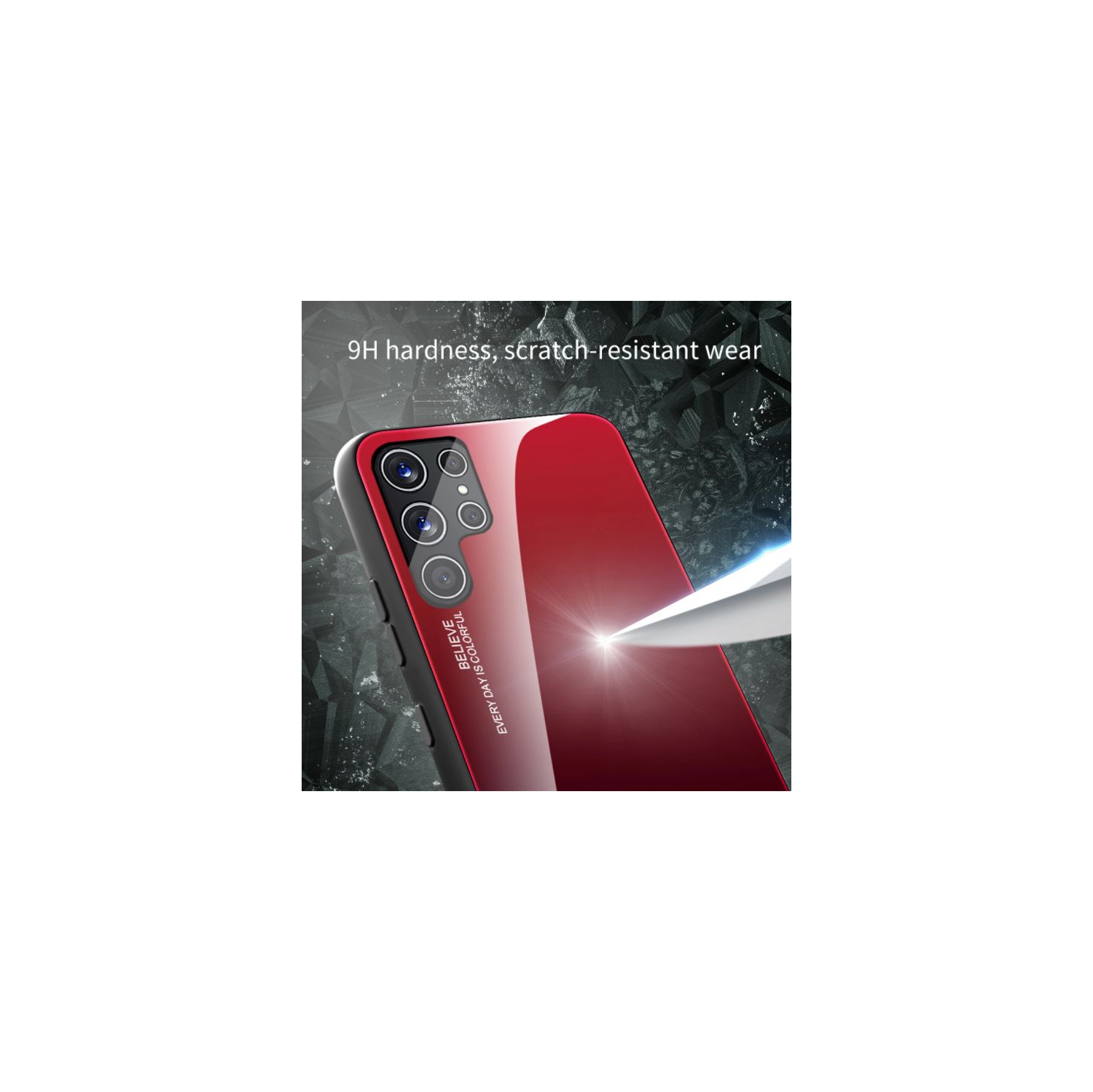 Gradient Tempered Glass Phone Case Cover For SAMSUNG S22 Ultra - Free Shipping