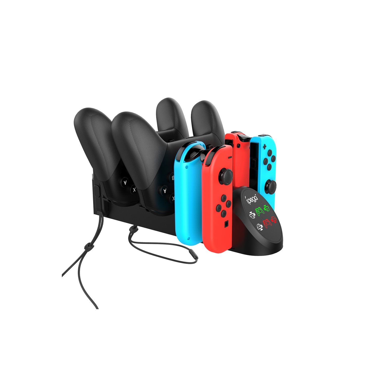 Charger Dock Compatible with Nintendo Switch/OLED Joy-con for Pro Controller - axGear