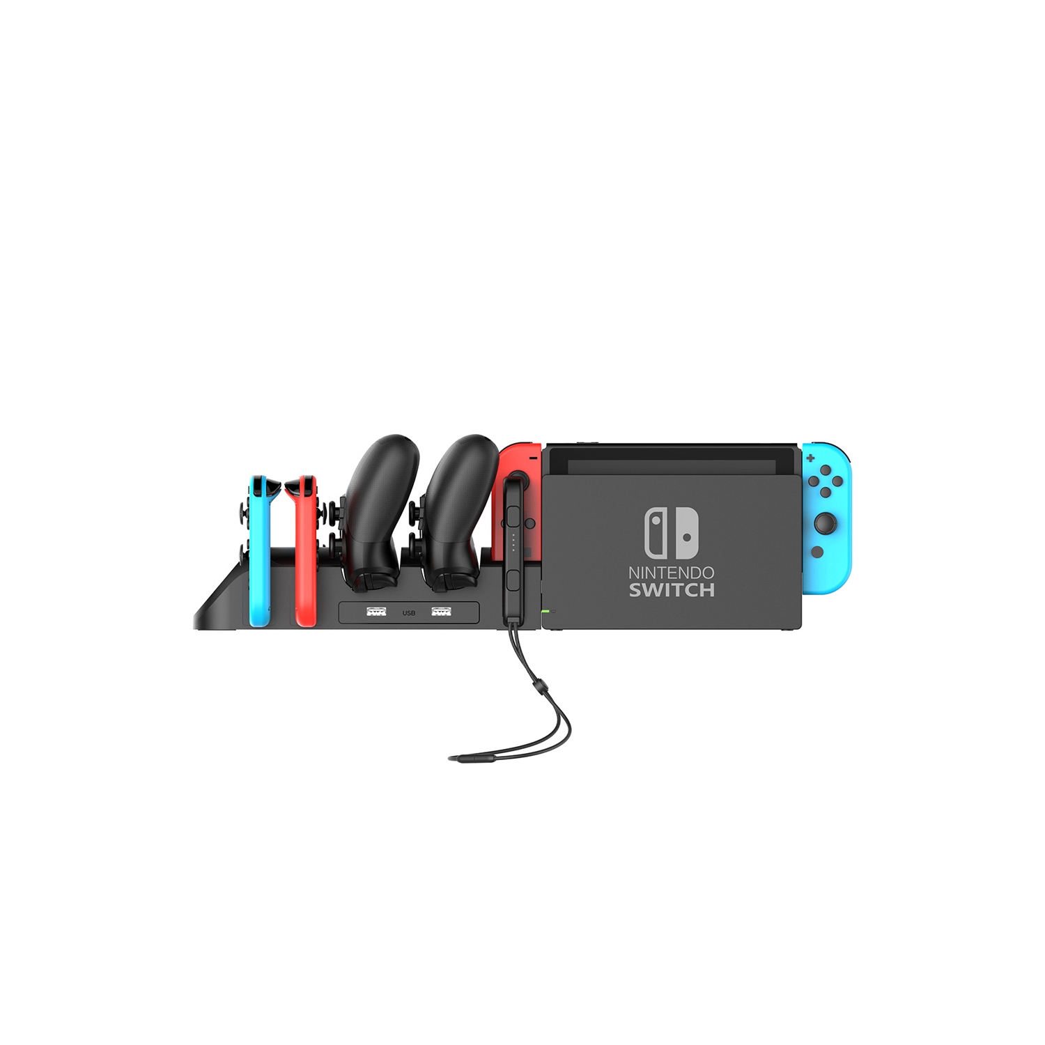 Charger Dock Compatible with Nintendo Switch/OLED Joy-con for Pro Controller - axGear