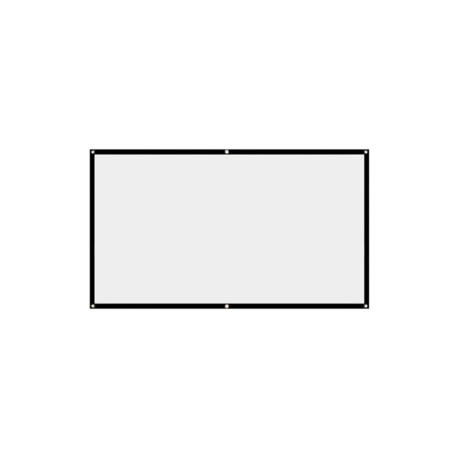 Écran de projection 120 pouces 16: 9 HD pliable anti-plis portable extérieur projecteur d'intérieur écran de films - axGear