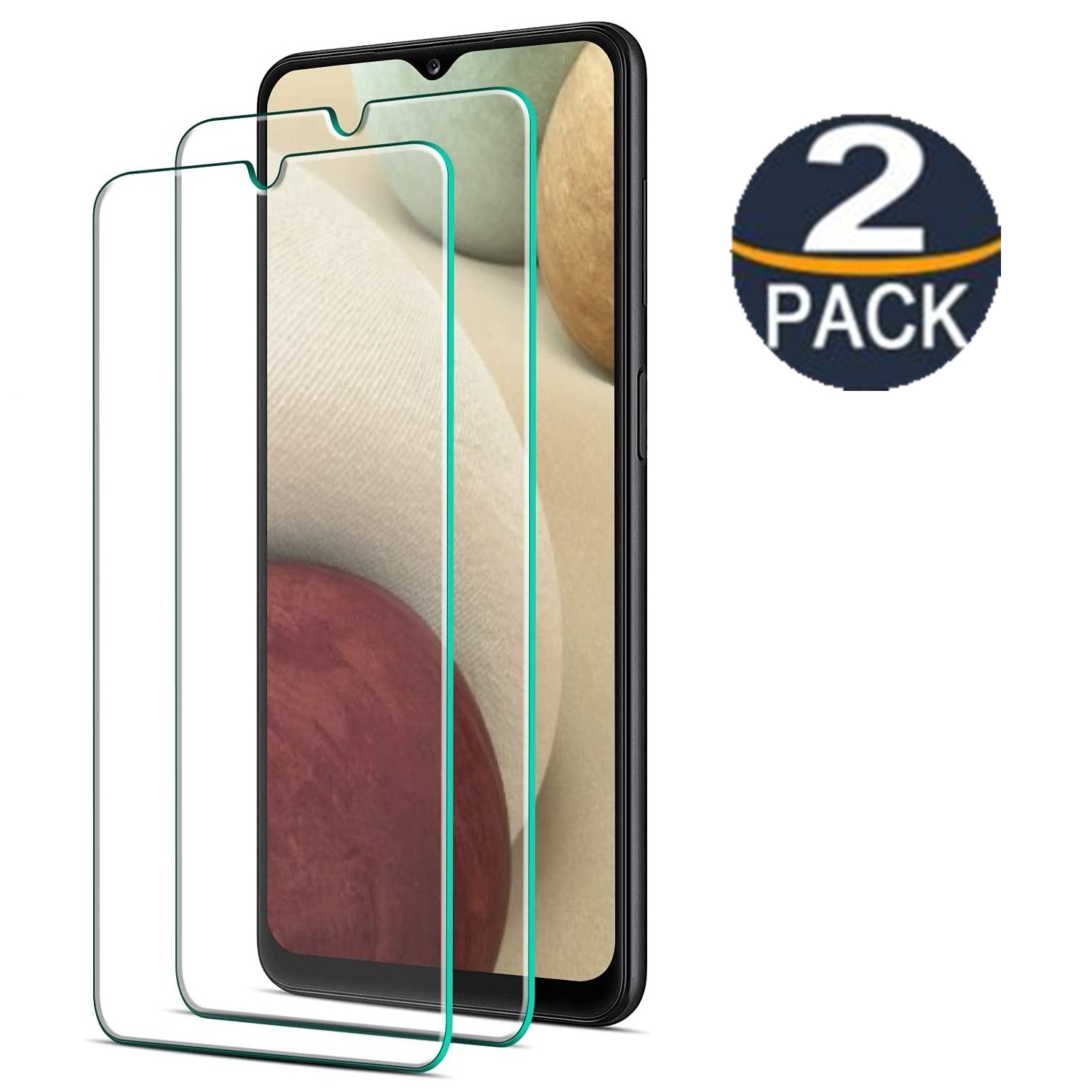 【2 Packs】 CSmart Premium Tempered Glass Screen Protector for Samsung Galaxy A13 / A04S, Case Friendly & Bubble Free