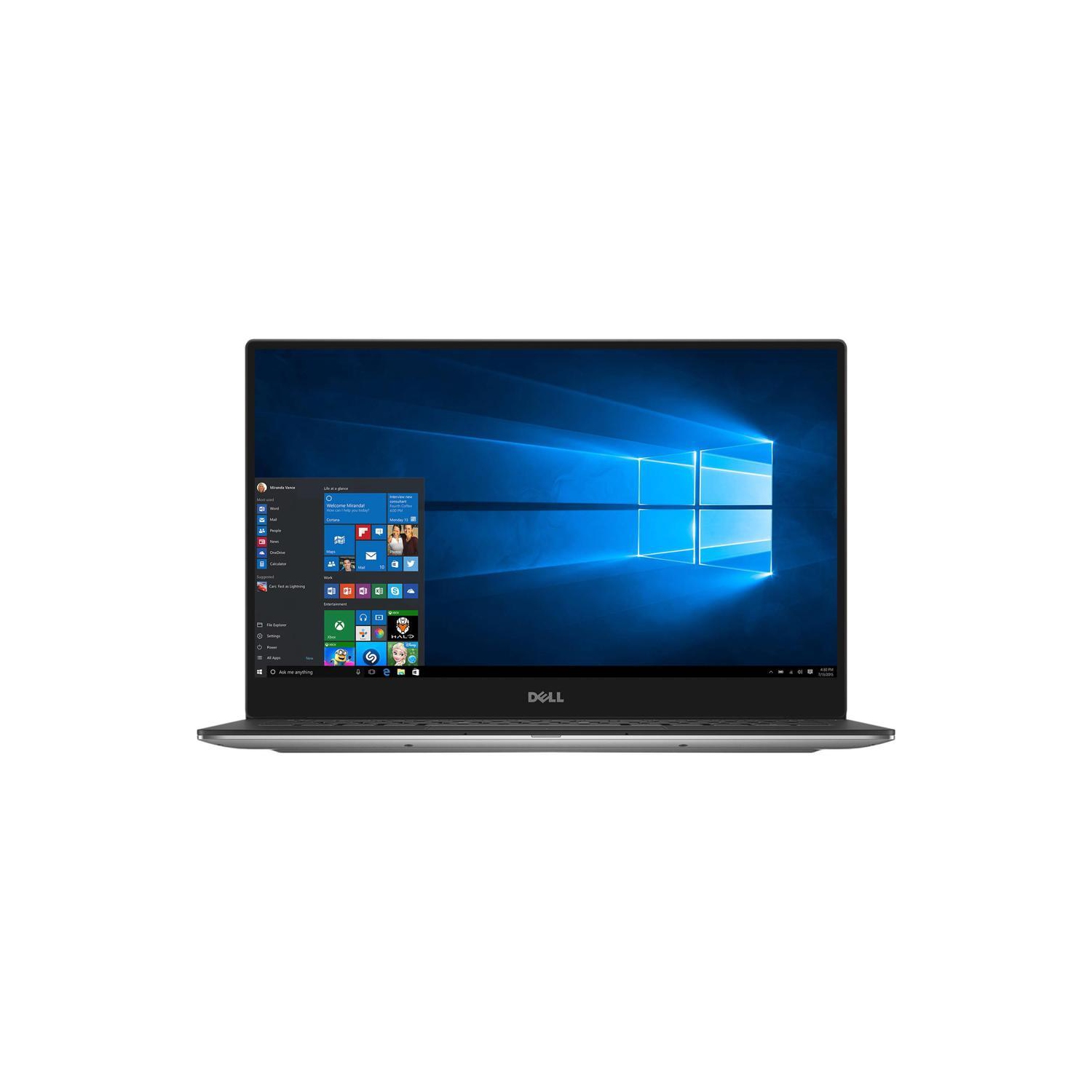 Refurbished (Good) - Dell XPS 13 9360- 13"- QHD Touchscreen- i7-7560U @ 2.40GHz- 8GB RAM- 1TB SSD- Win 10 Home-