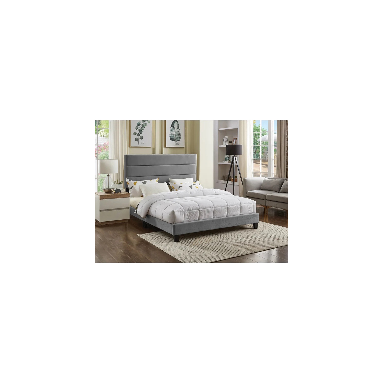 Infinite Imports - Stella Queen Platform Bed