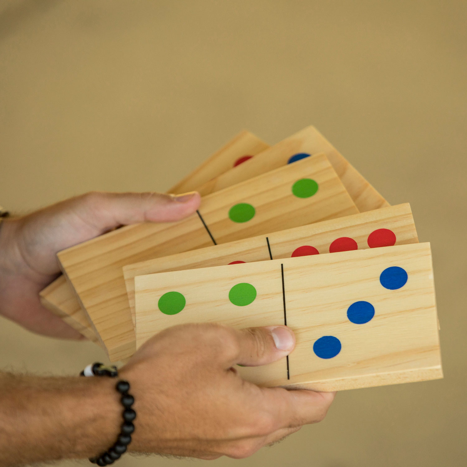 Triumph Wood Lawn 28-Piece Domino Set