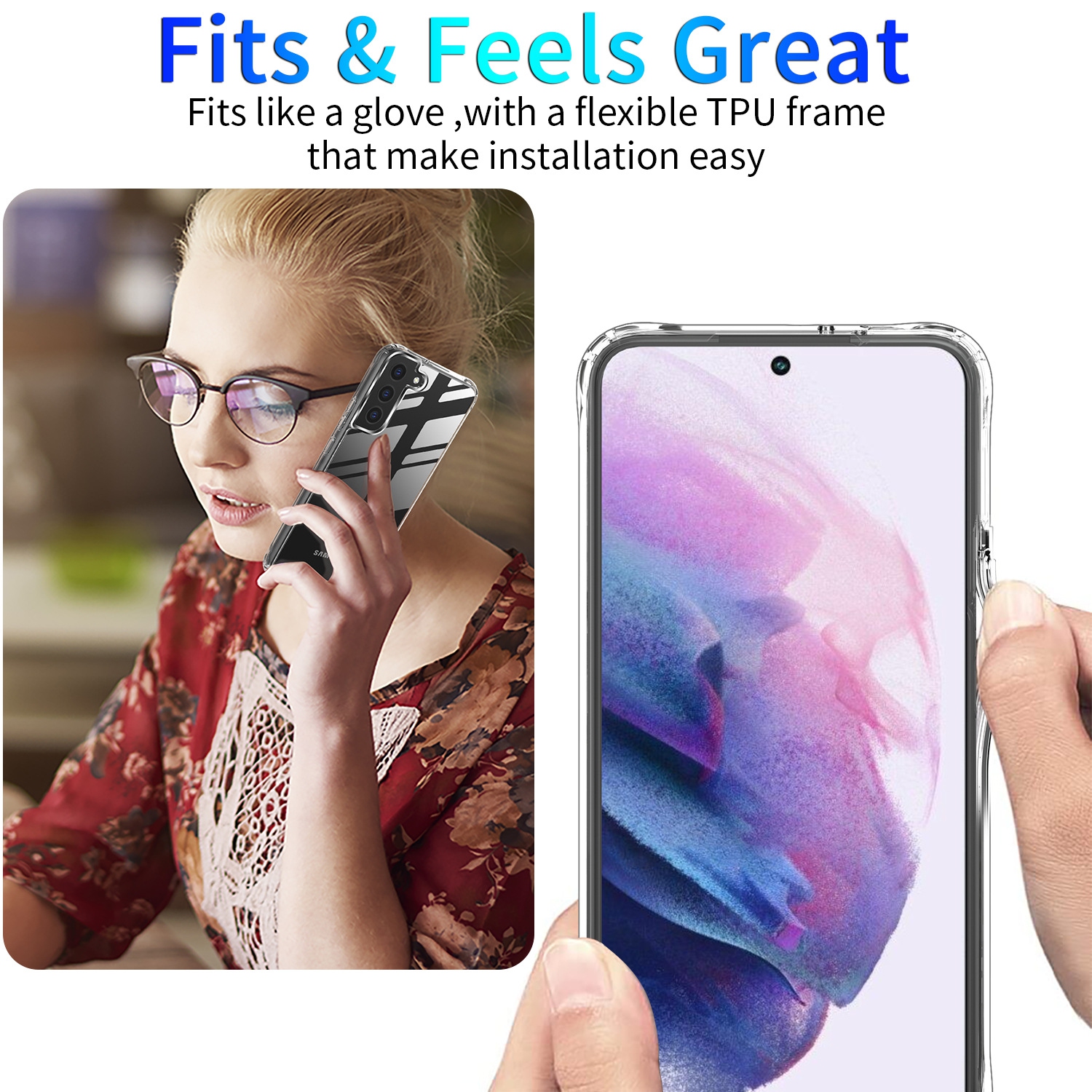 Air Armor Case Compatible with Samsung Galaxy S22 Case, Military-Grade Drop Protection, Shock-Absorbing Corners, Yellowing-Resistant Hard Back,