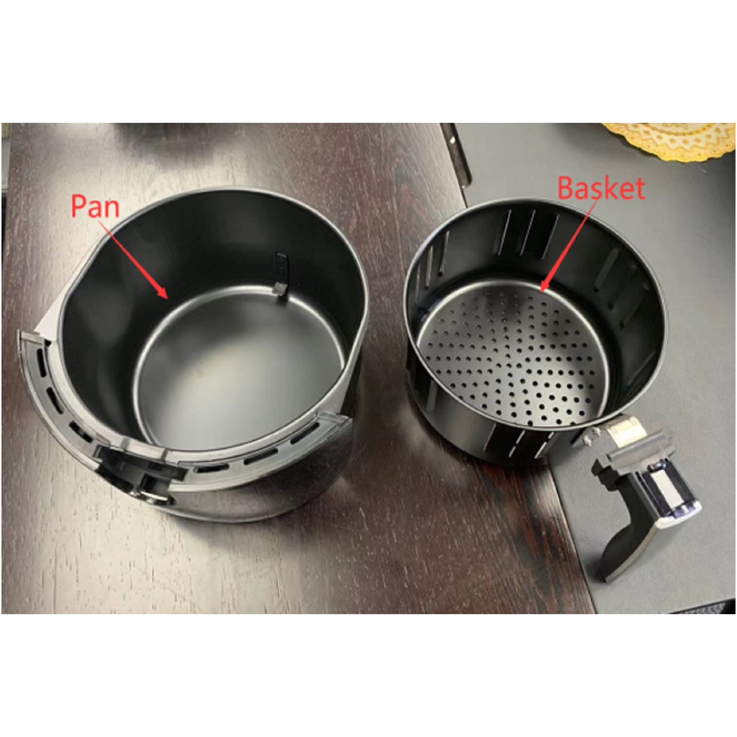 Friteuse à air numérique Art + Cook 3,7 L, noir