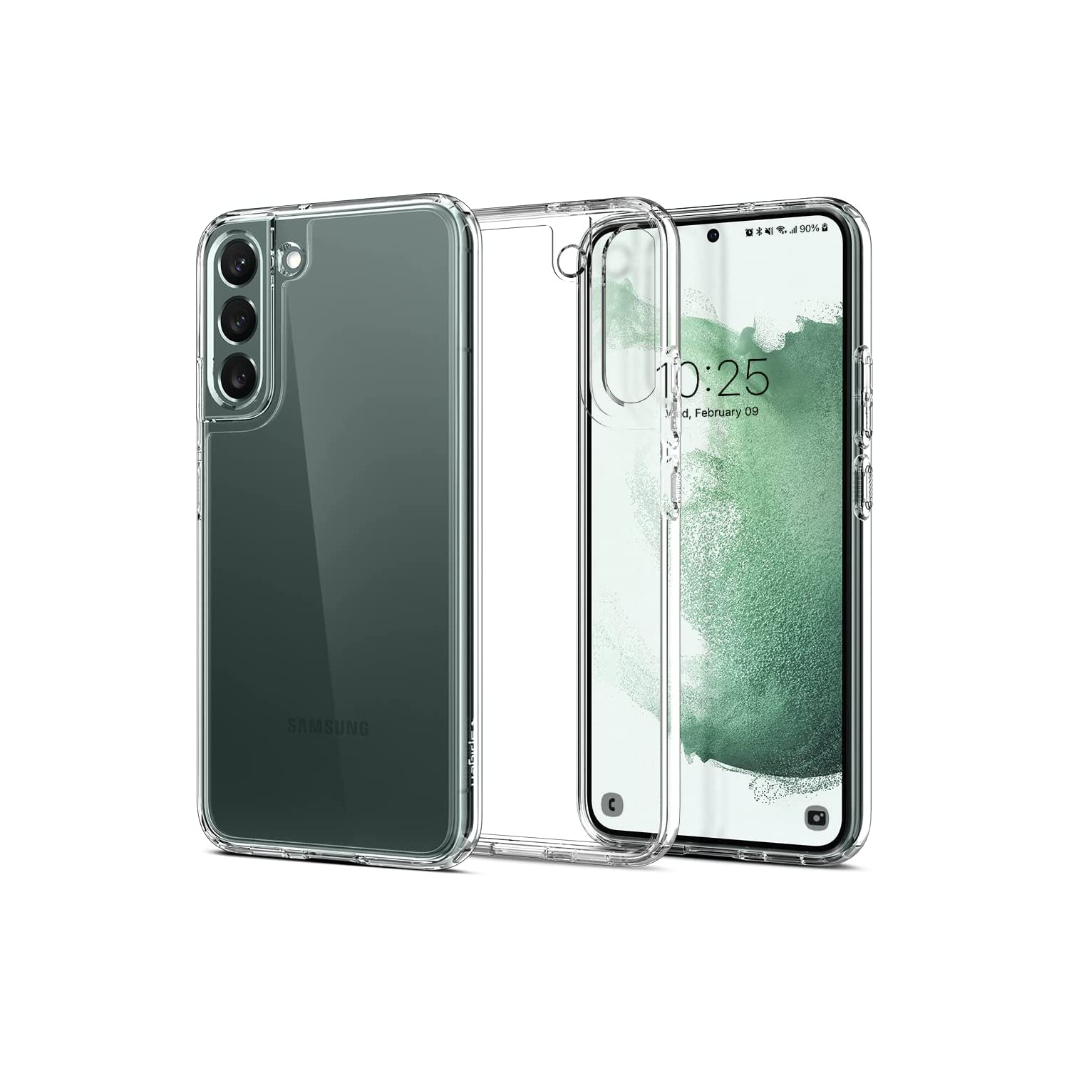 Spigen Ultra Hybrid [Anti-Yellowing Technology] Designed for Samsung Galaxy S22 Case (2022) - Crystal Clear