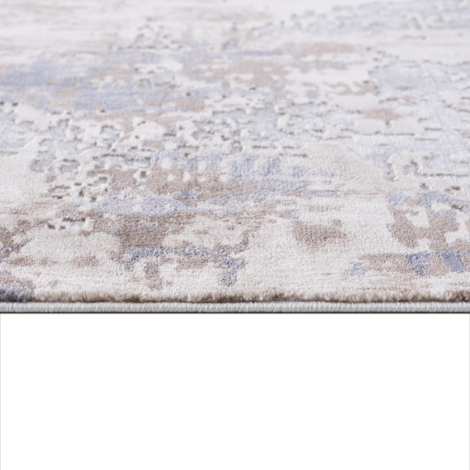Rug Branch Elara Contemporary Abstract Grey/Beige Indoor Area Rug