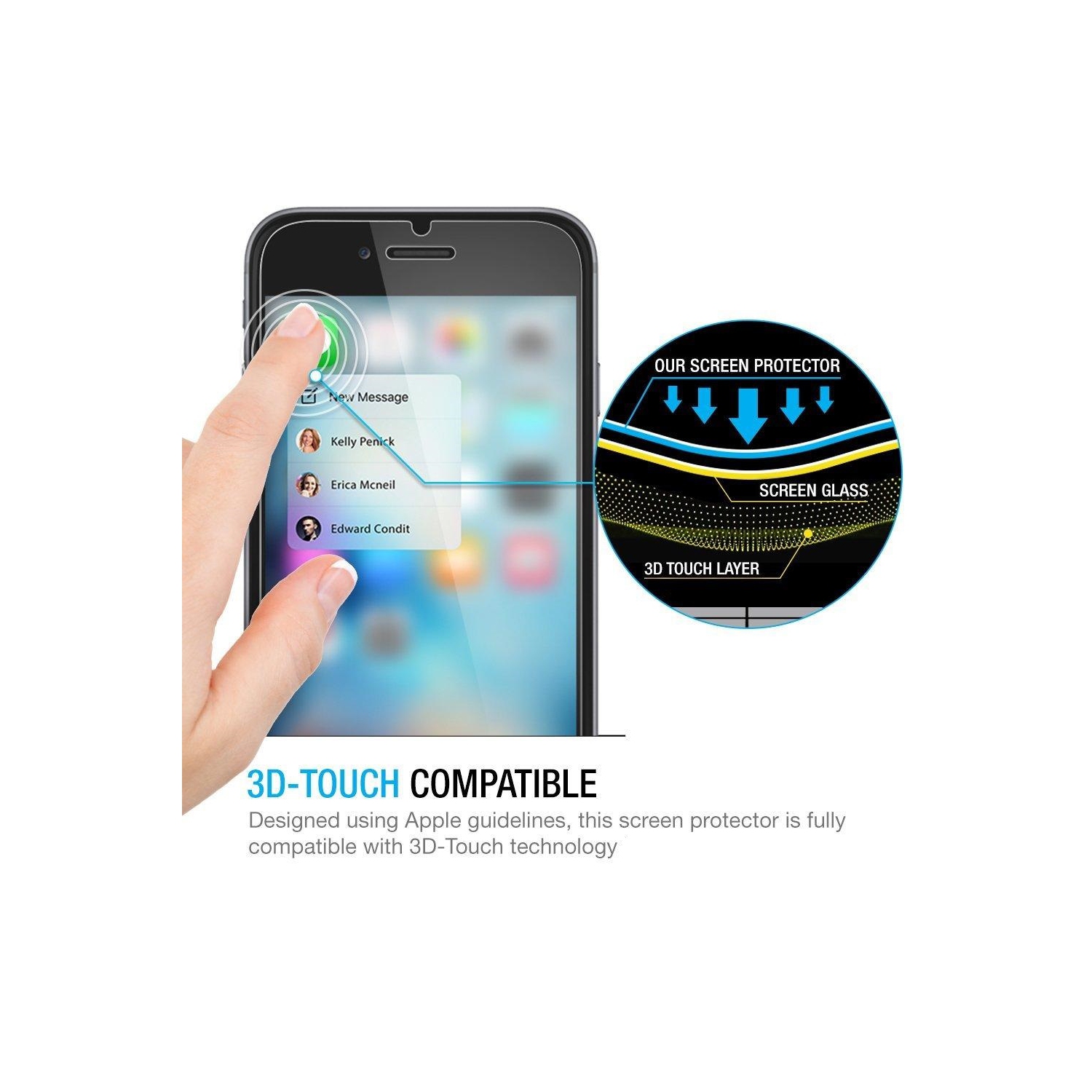 Lot de 2 protecteurs d'écran en verre trempé pour Samsung Galaxy A11 de 6,4", compatible avec coque, anti-rayures