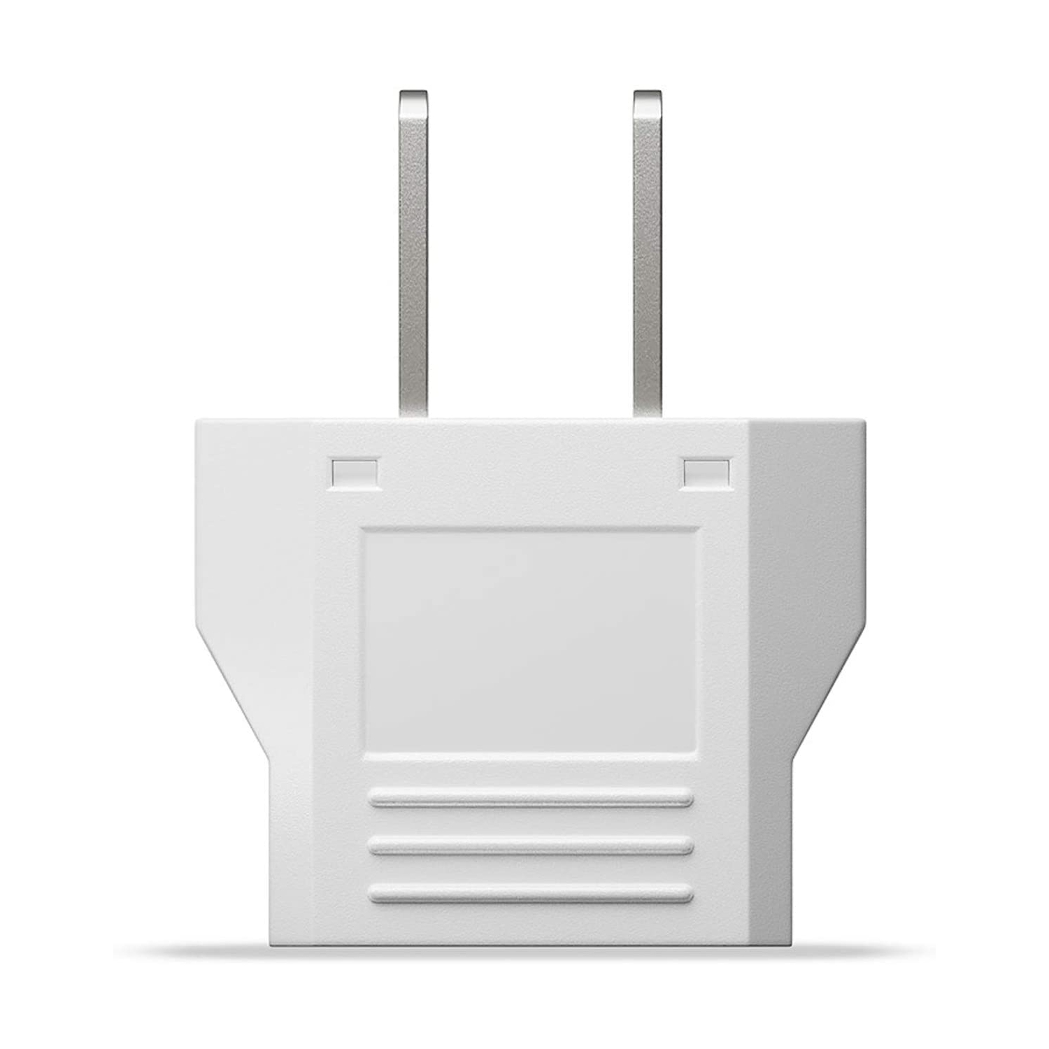 6 Pack of European to US/CA Plug Adapter Travel Power Plug Universal Power Jack Wall Plug Converter Input Europe/Asia to USA/Canada-White