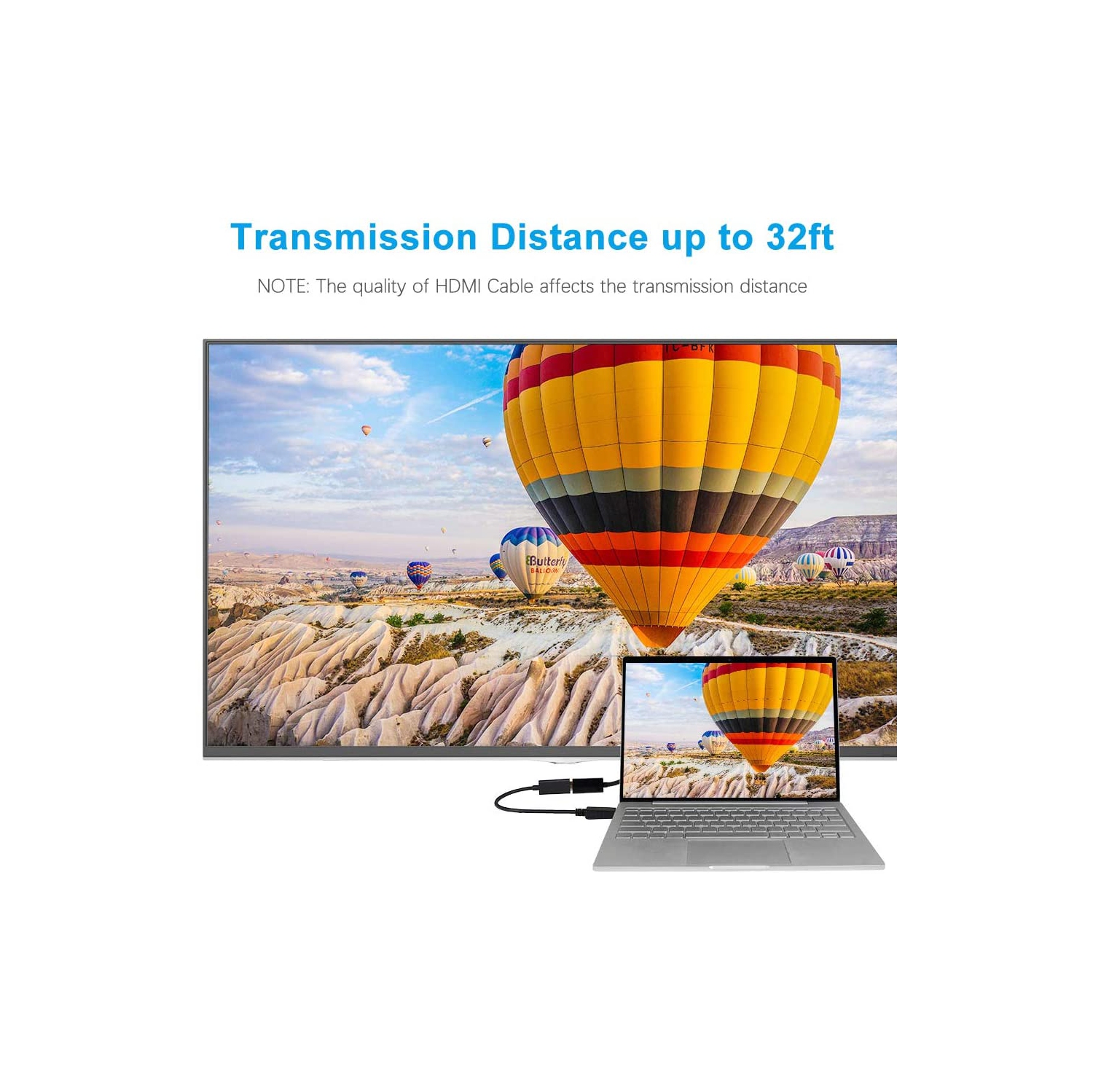 Adaptateur DisplayPort vers HDMI convertisseur mâle vers femelle câble audio 3D 1080p plaqué or compatible avec ordinateur, ordinateur portable PC