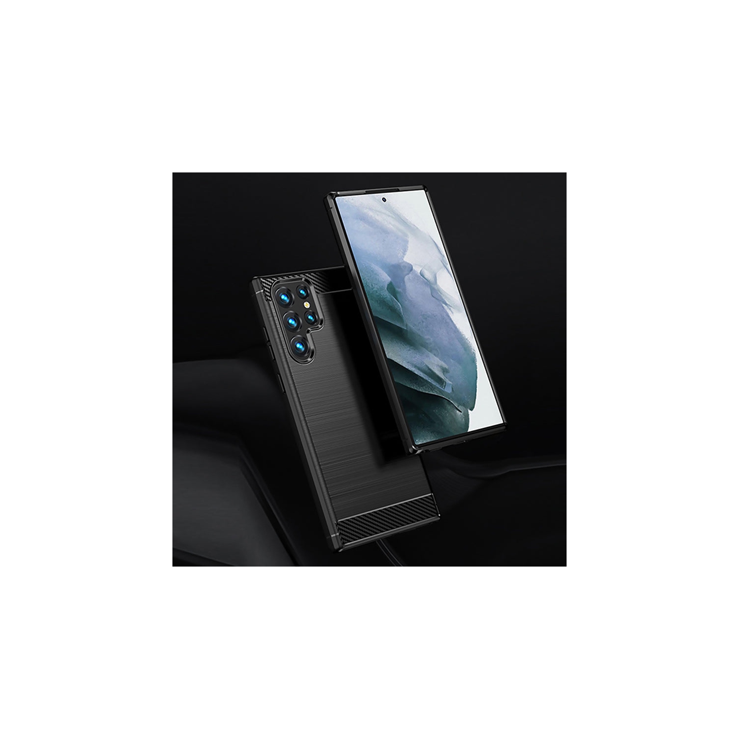 PANDACO Étui souple ajusté pour Samsung Galaxy S22 Ultra