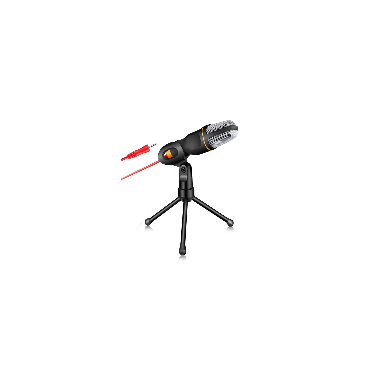 Multimedia Studio 3.5mm Condenser Wired Computer Microphone Mic + Tripod Stand