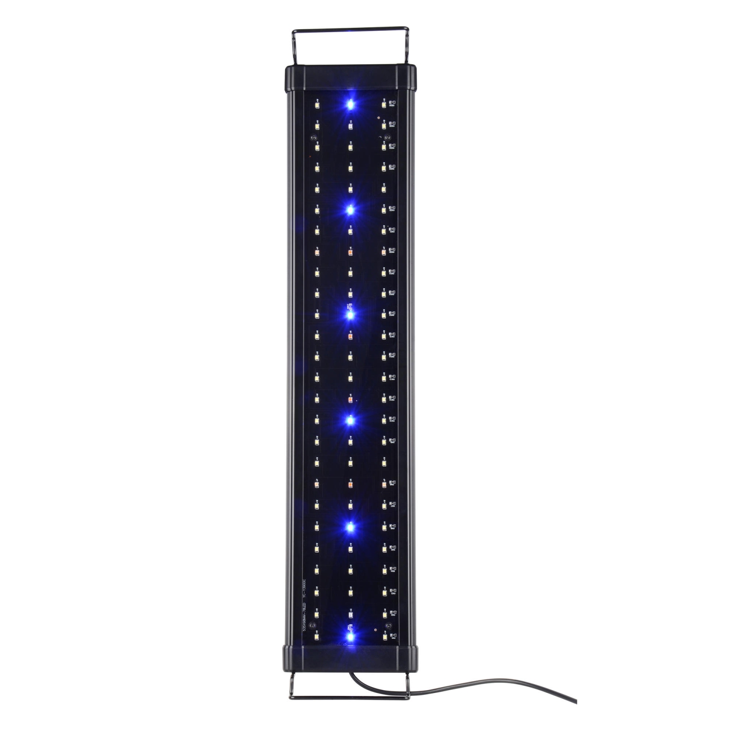 23.6 inch Blue and White Colorful LED Aquarium Light with Extendable Brackets ,Adjustable light and timing setting ,white, blue and colorful light-1