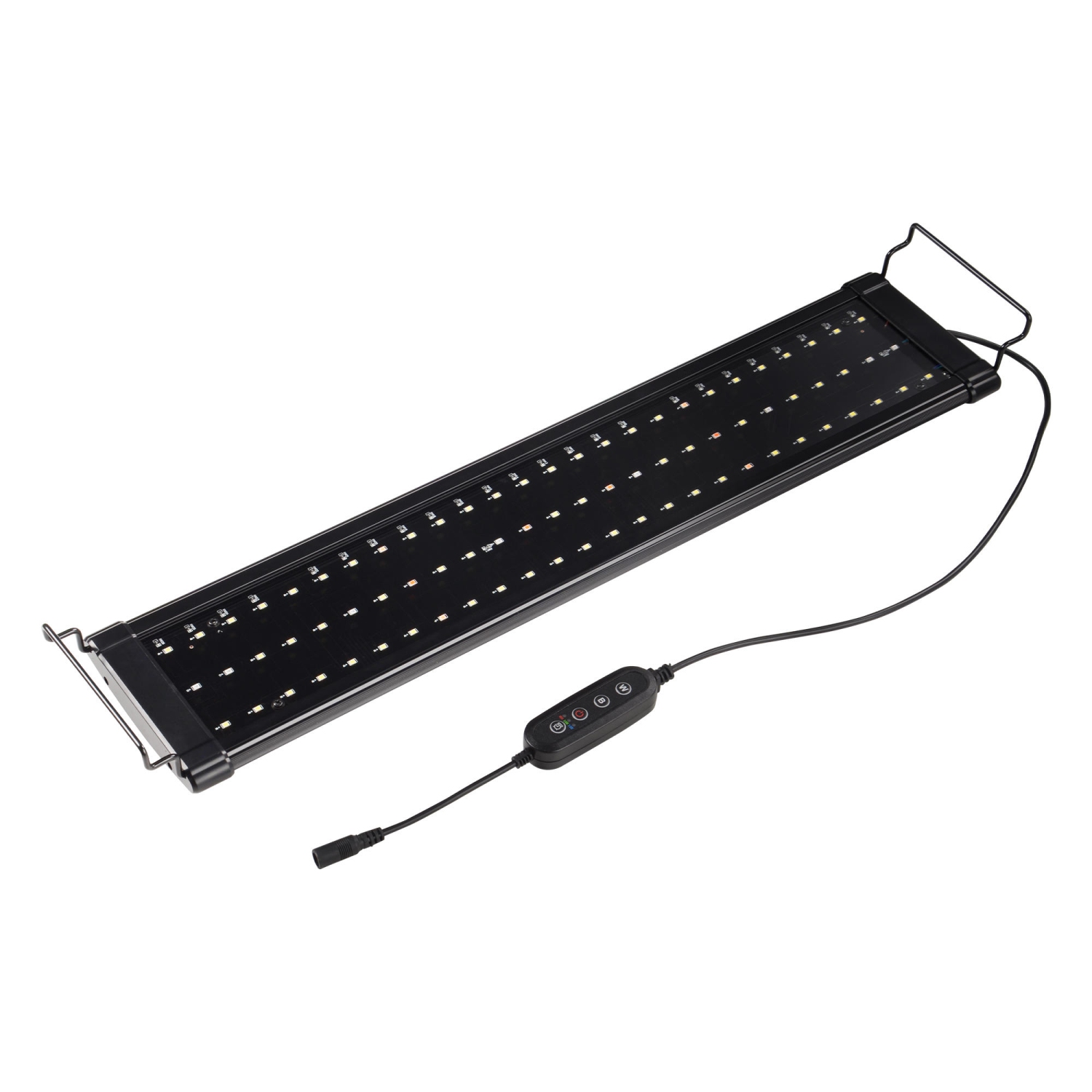 23.6 inch Blue and White Colorful LED Aquarium Light with Extendable Brackets ,Adjustable light and timing setting ,white, blue and colorful light-1