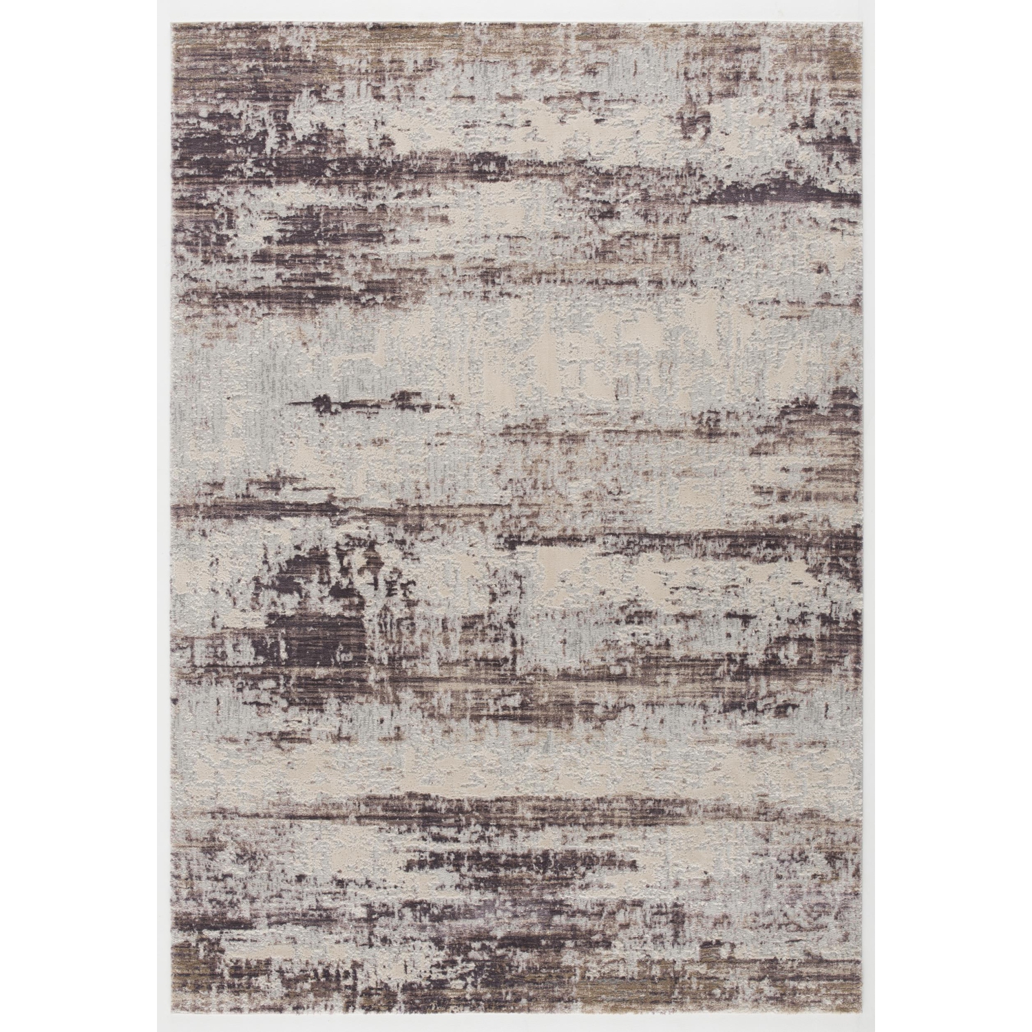 Rug Branch Terrana Contemporary Abstract Violet/Beige Indoor Area Rug