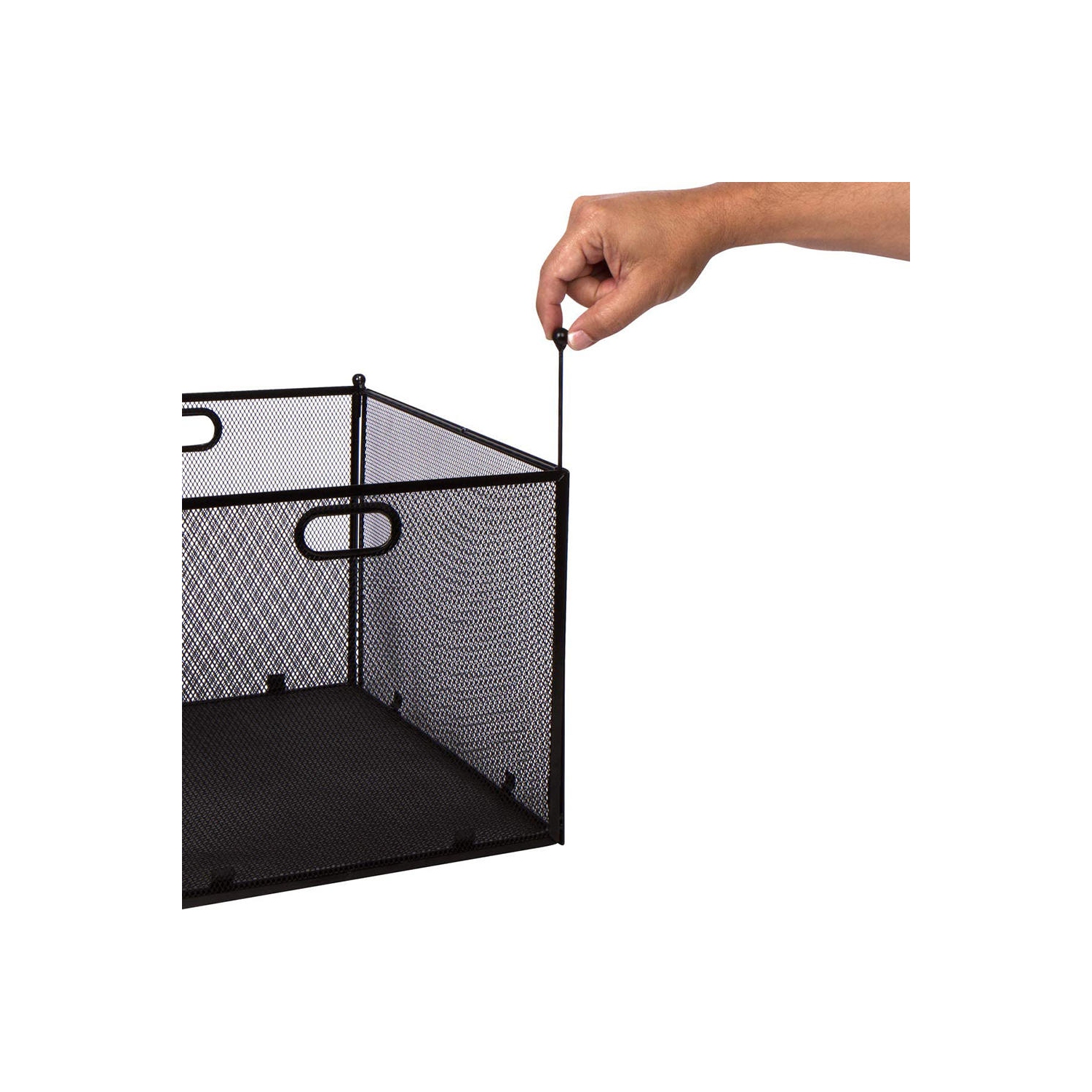 Organisateur de dossiers de fichiers suspendus en métal pliable pour le stockage - Moustache®