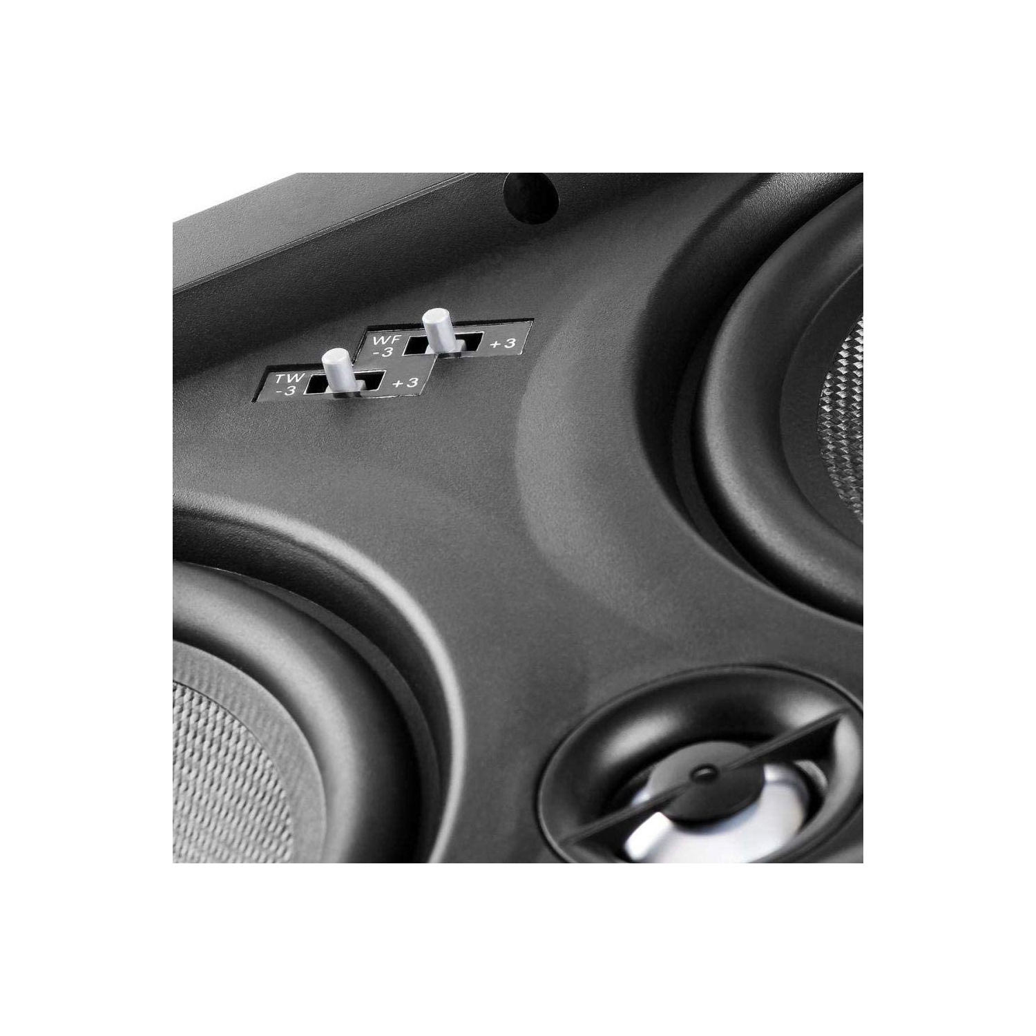 OSD Audio – haut-parleur encastrable LCR sans pied IW650-LCR 6,5 po 200 W avec deux haut-parleurs de graves coniques en Kevlar noir