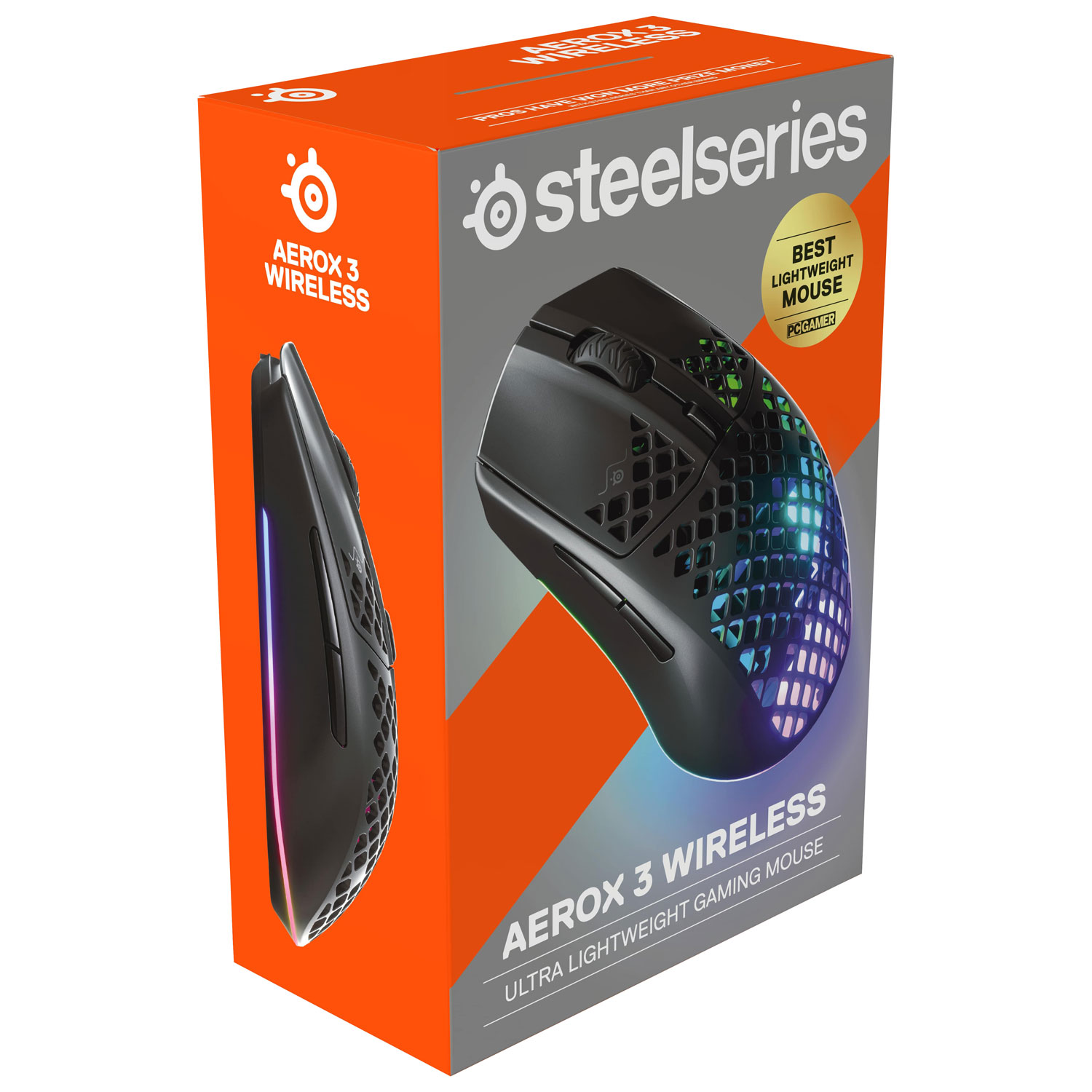 SteelSeries Aerox 3 2022 Edition 18000 DPI Bluetooth Optical