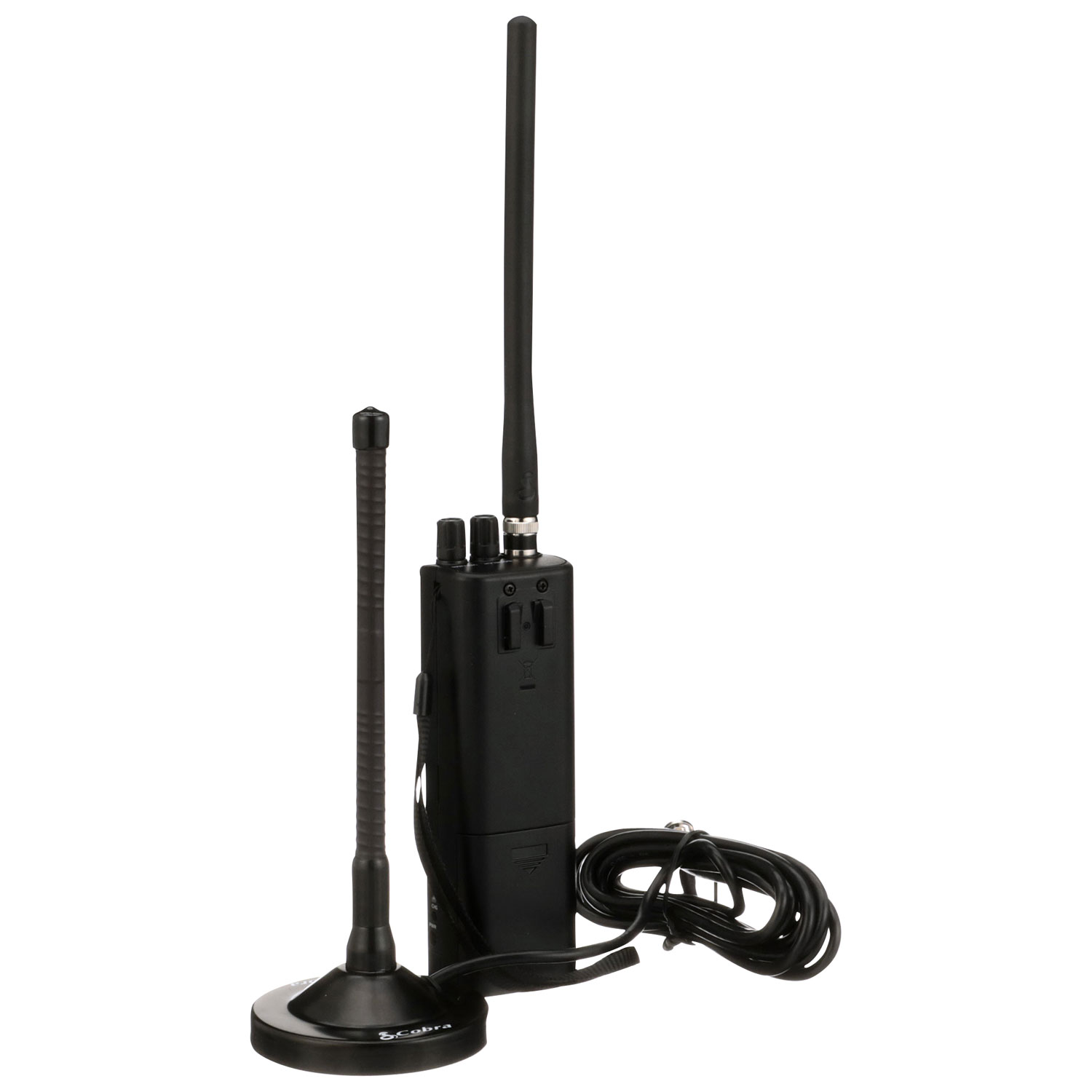 Cobra HHRT50 Hand-Held CB Radio with Antenna - Black