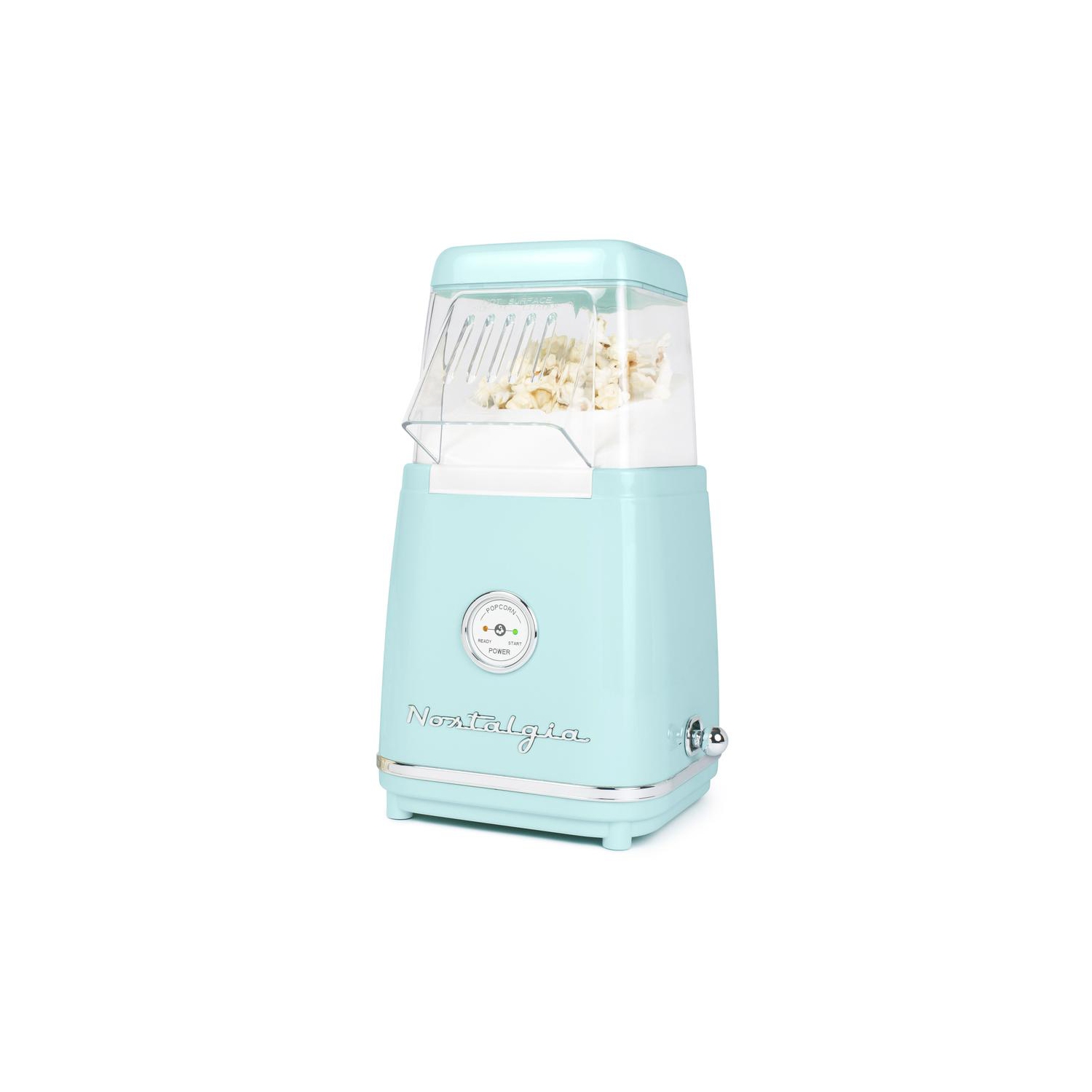 Nostalgia Classic Retro Machine à pop-corn à air chaud 12 tasses Aqua