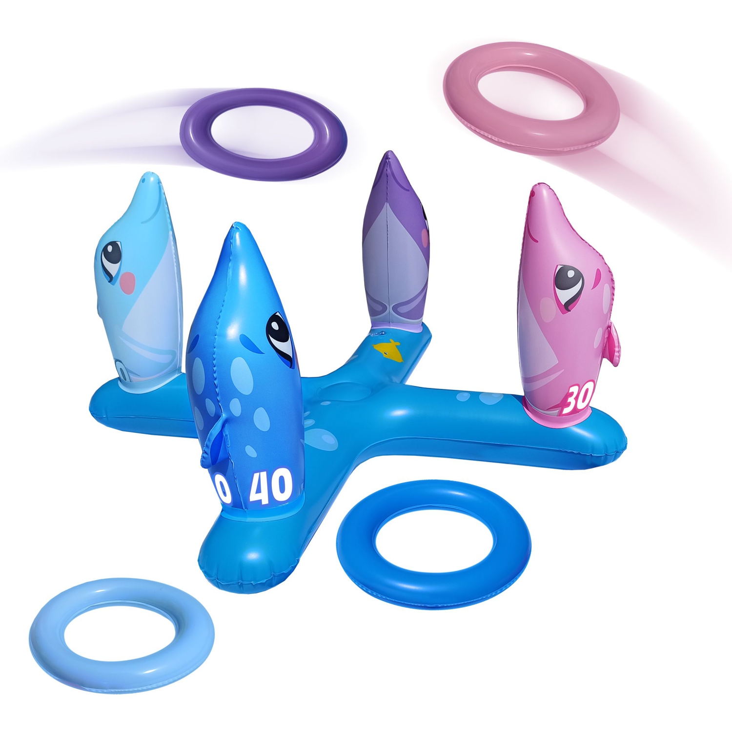 Splash Buddies Inflatable Dolphin Ring Toss Game