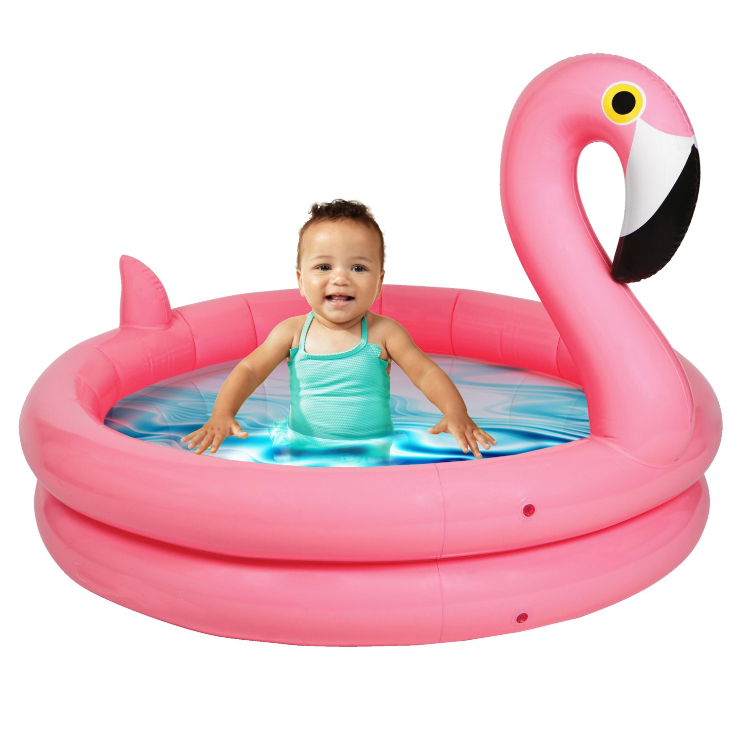 Splash Buddies Inflatable Flamingo Kids Pool