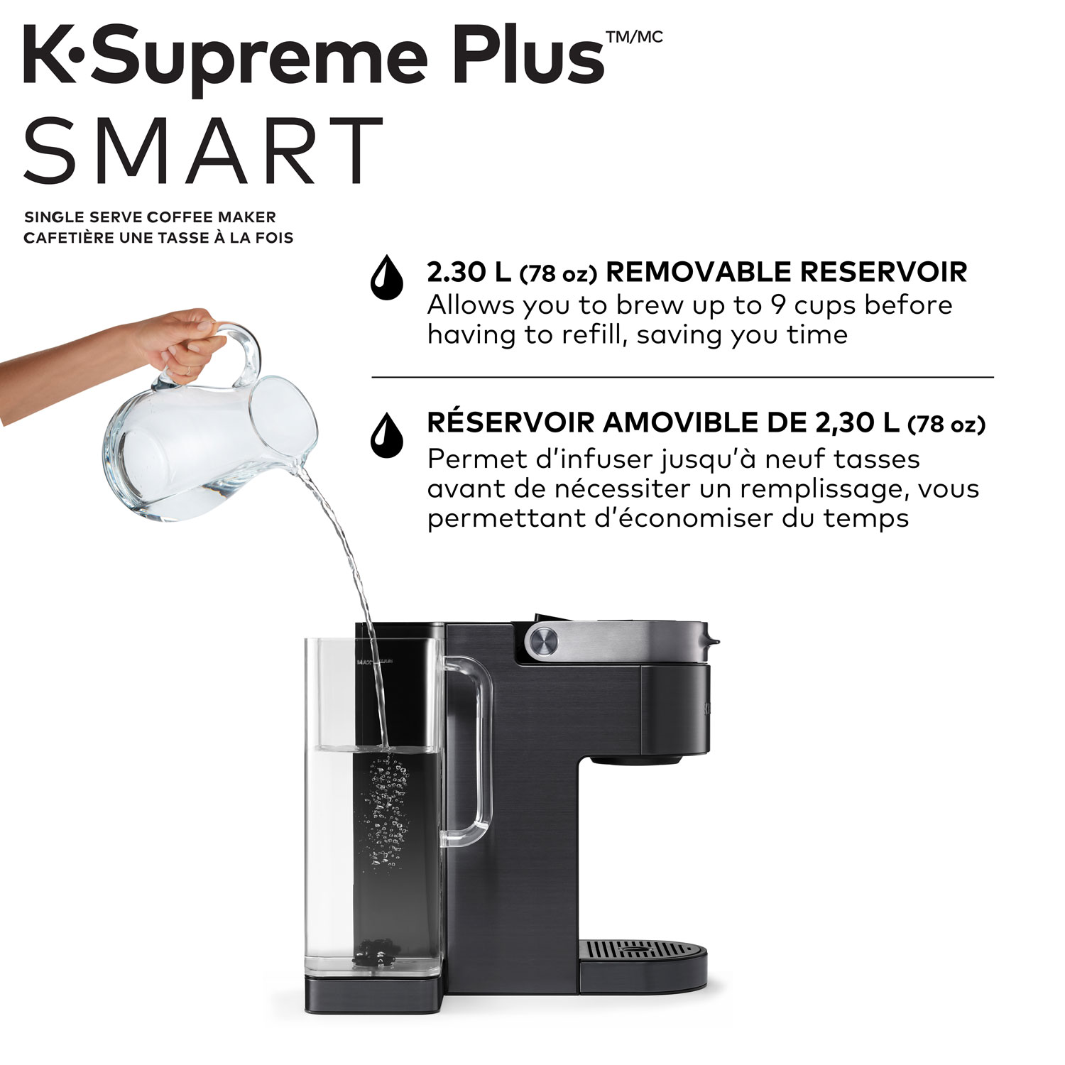 Keurig K-Supreme Plus Smart Single Serve Coffee Maker - Metal