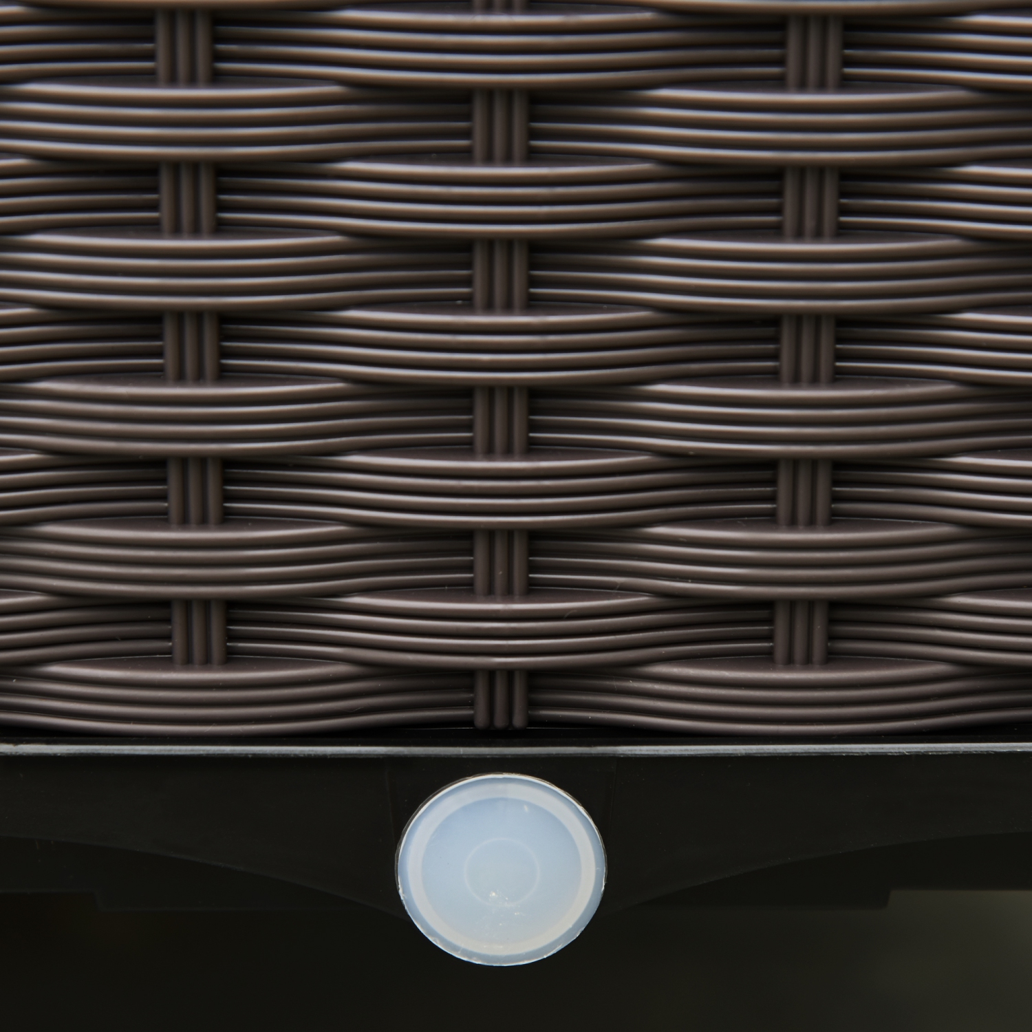 Outsunny 4-piece Raised Garden Bed, 15.7" x 15.7" x 17.3" PP Raised Flower Bed Plant Stand Stackable Vegetable Herb Grow Box