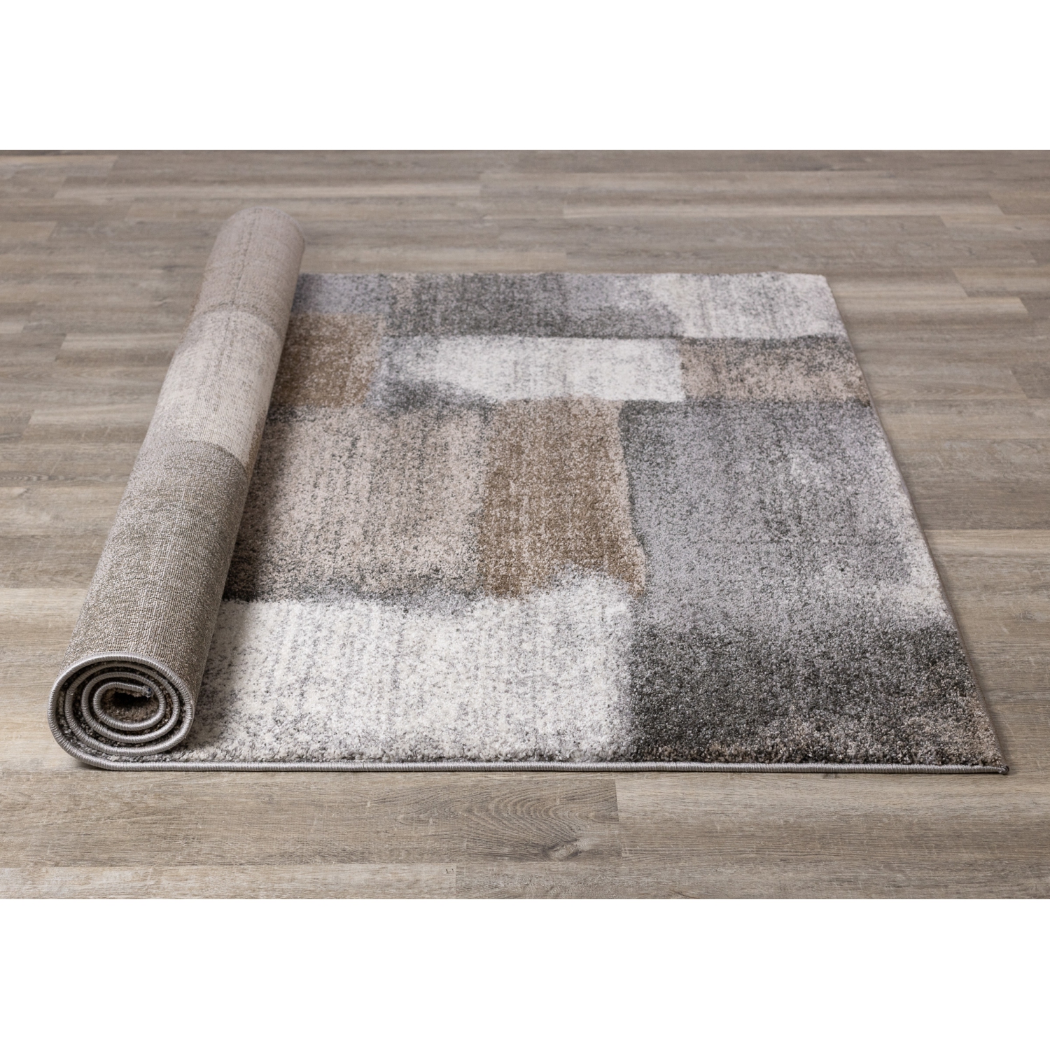 Rug Branch Geometric Indoor Area Rug, Blue Grey , Contemporary Modern - Living Room, Bedroom, Dining Room, and Kitchen