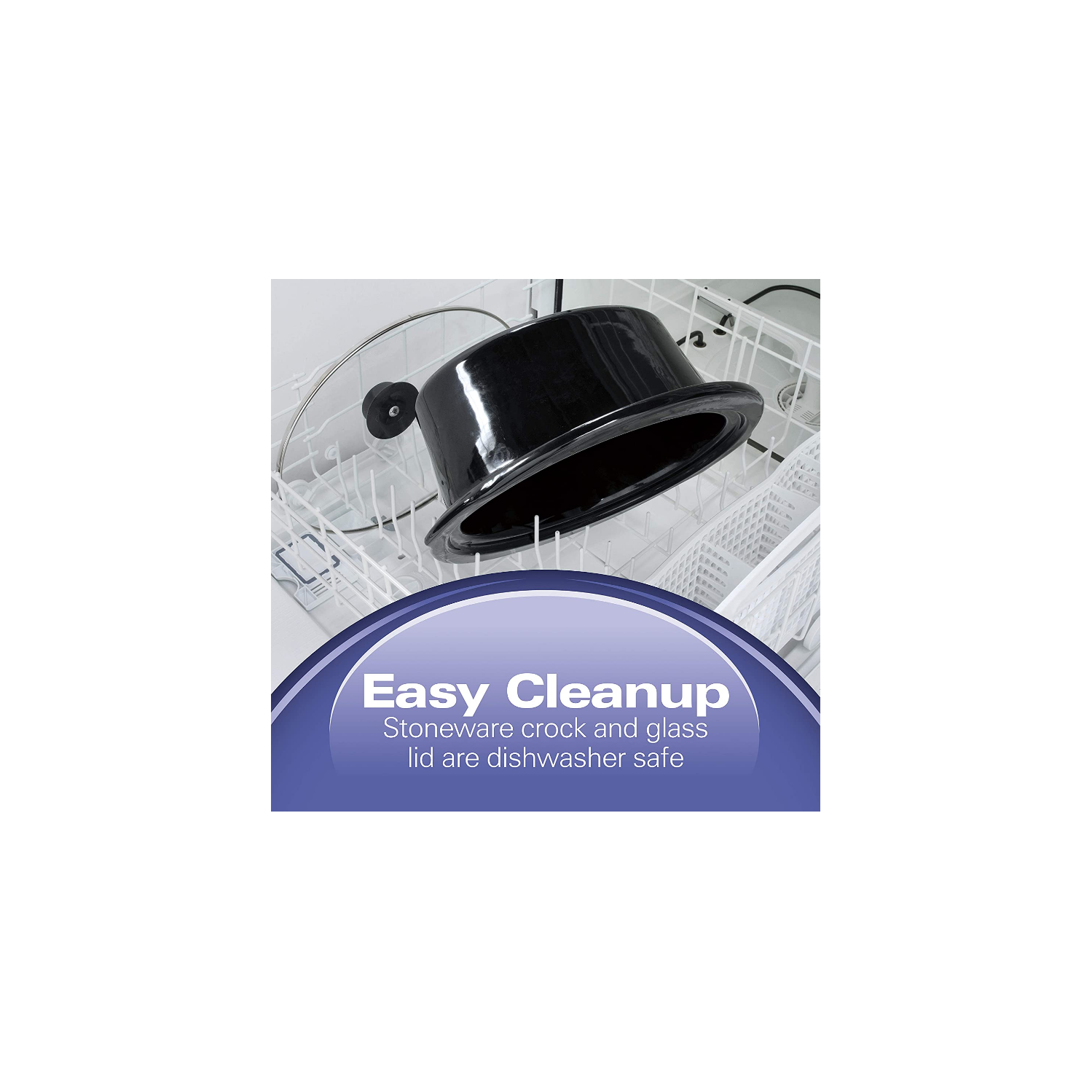 Hamilton Beach Stay or Go Mijoteuse programmable portable de 6 pintes avec double minuterie numérique FlexCook pour 2 réglages de chaleur,