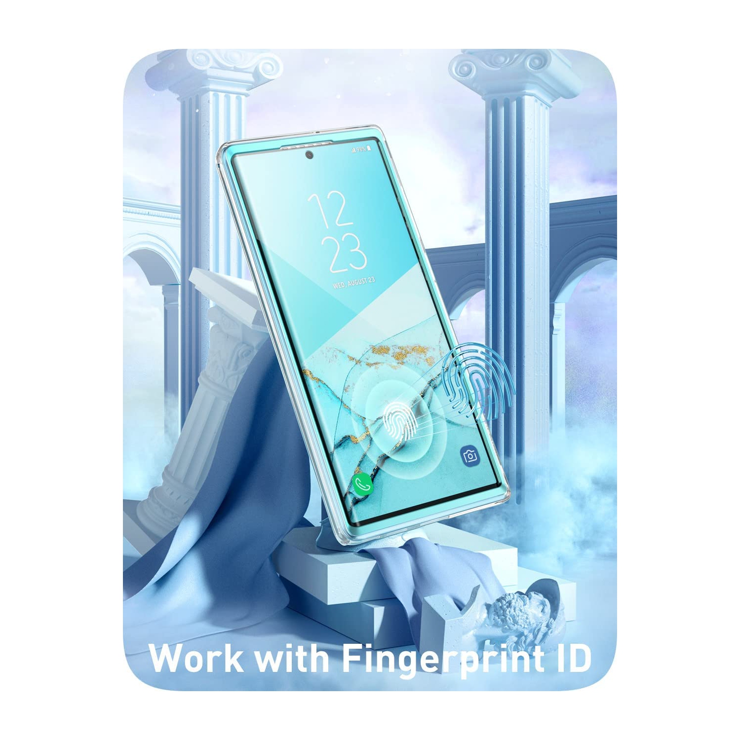 i-Blason Cosmo Series for Samsung Galaxy S22 Ultra 5G, Slim Stylish Protective Case with Built-in Screen Protector