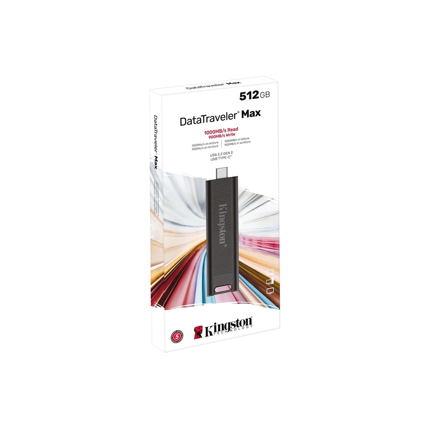 Clé USB 3,2 2e génération DTMAX DataTraveler Max de Kingston