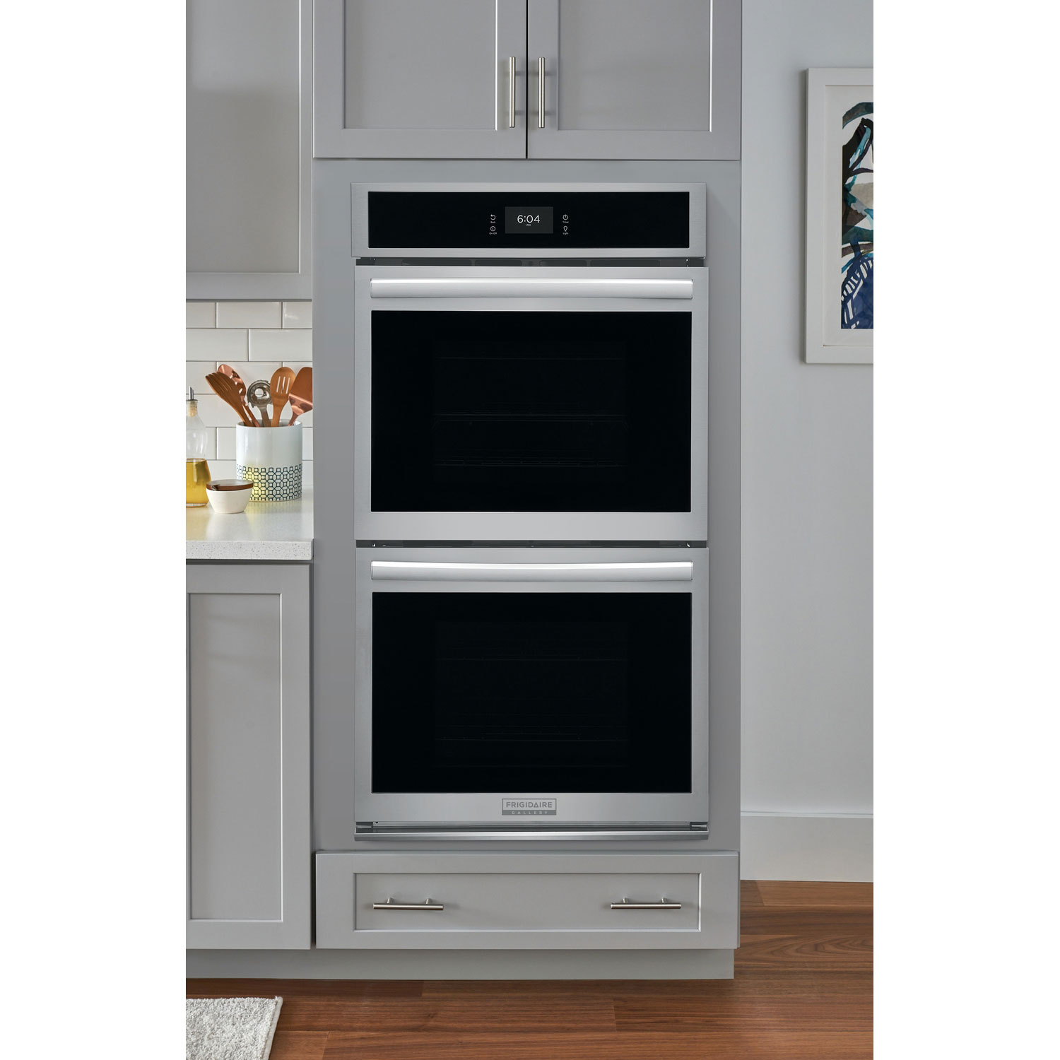 Frigidaire Gallery 27" 7.6 Cu.Ft. Combination Electric Wall Oven - Stainless Steel