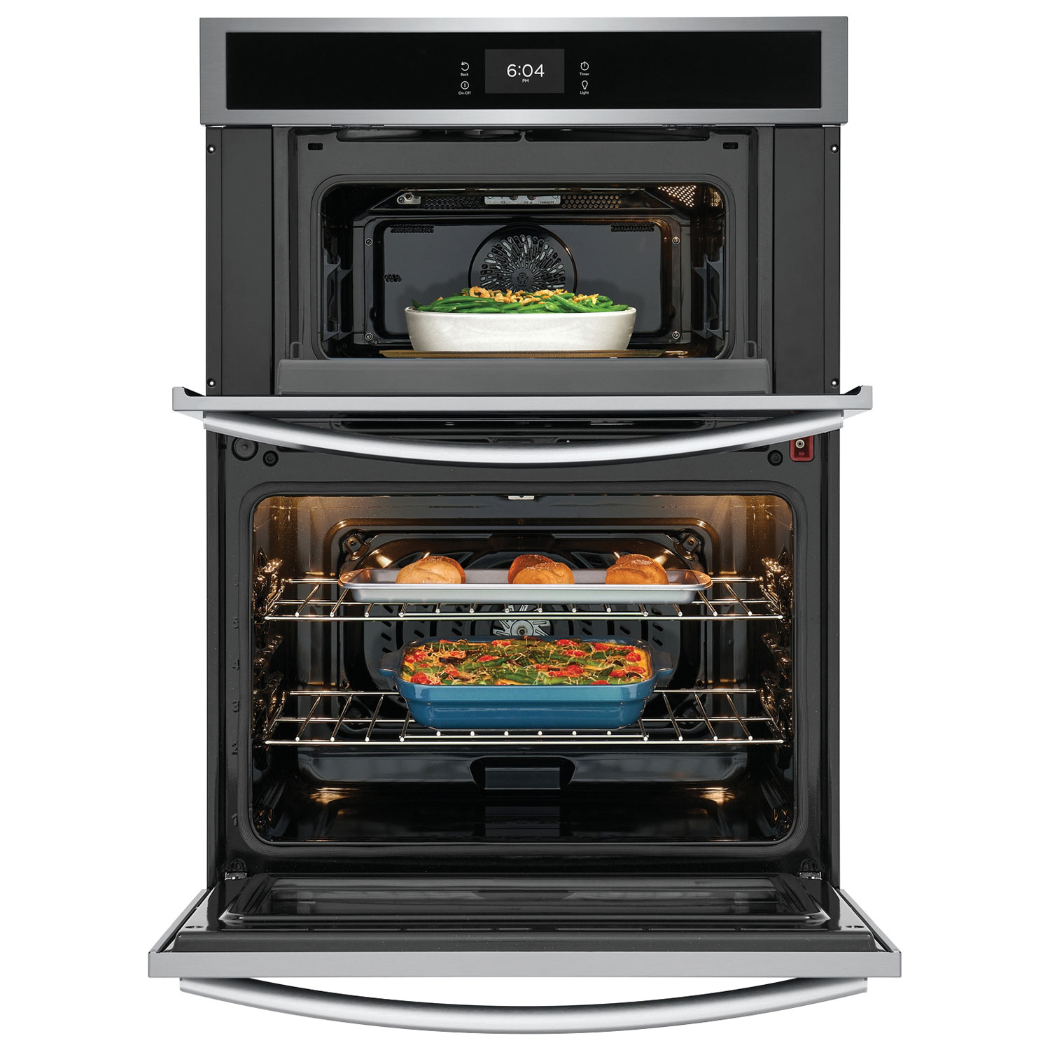 Frigidaire Gallery 30" 5.3 CU. Ft Combination Electric Wall Oven - Stainless Steel