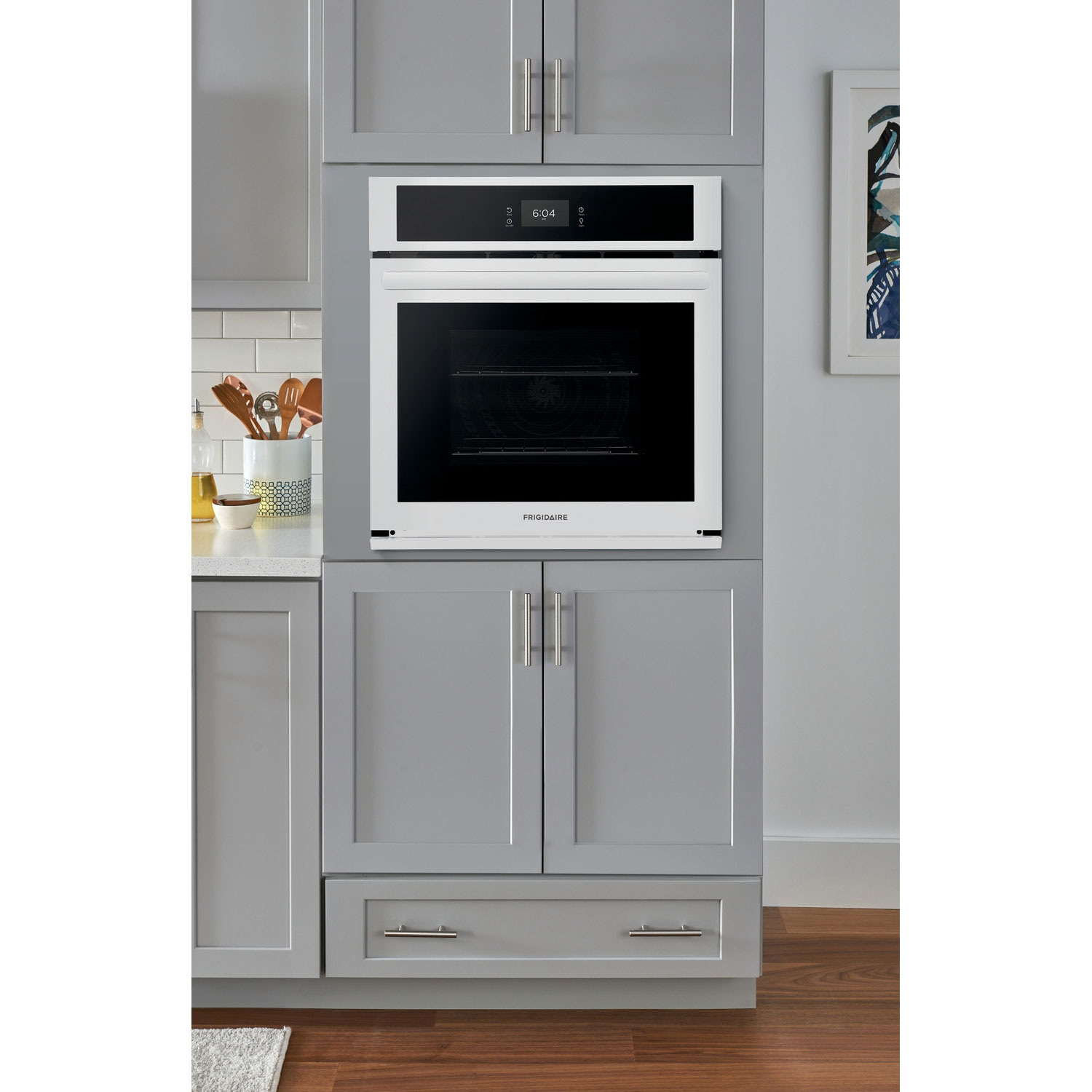Frigidaire Gallery 27" 3.8 CU. Ft Combination Electric Wall Oven - White