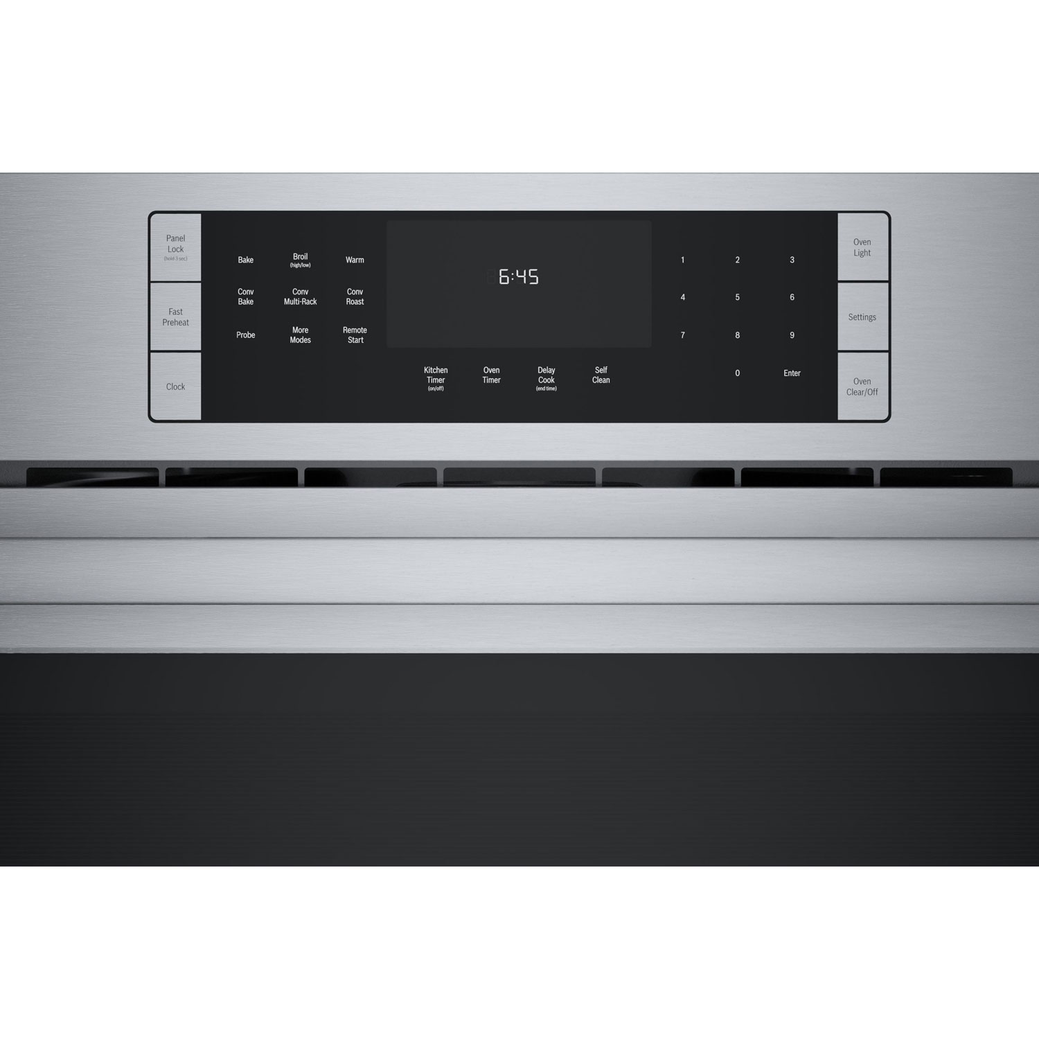 Four mural électrique à convection véritable 4,6 pi³ 30 po de Bosch - Acier inoxydable